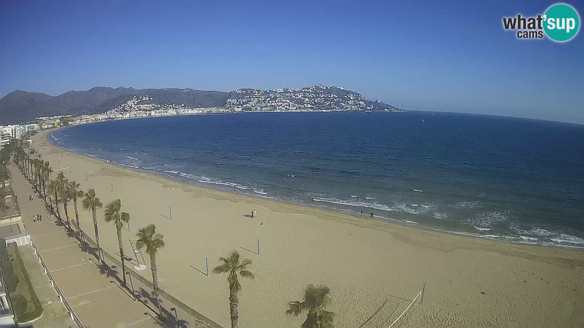 Live cam Roses  – Costa Brava spiaggia – Hotel MonteCarlo