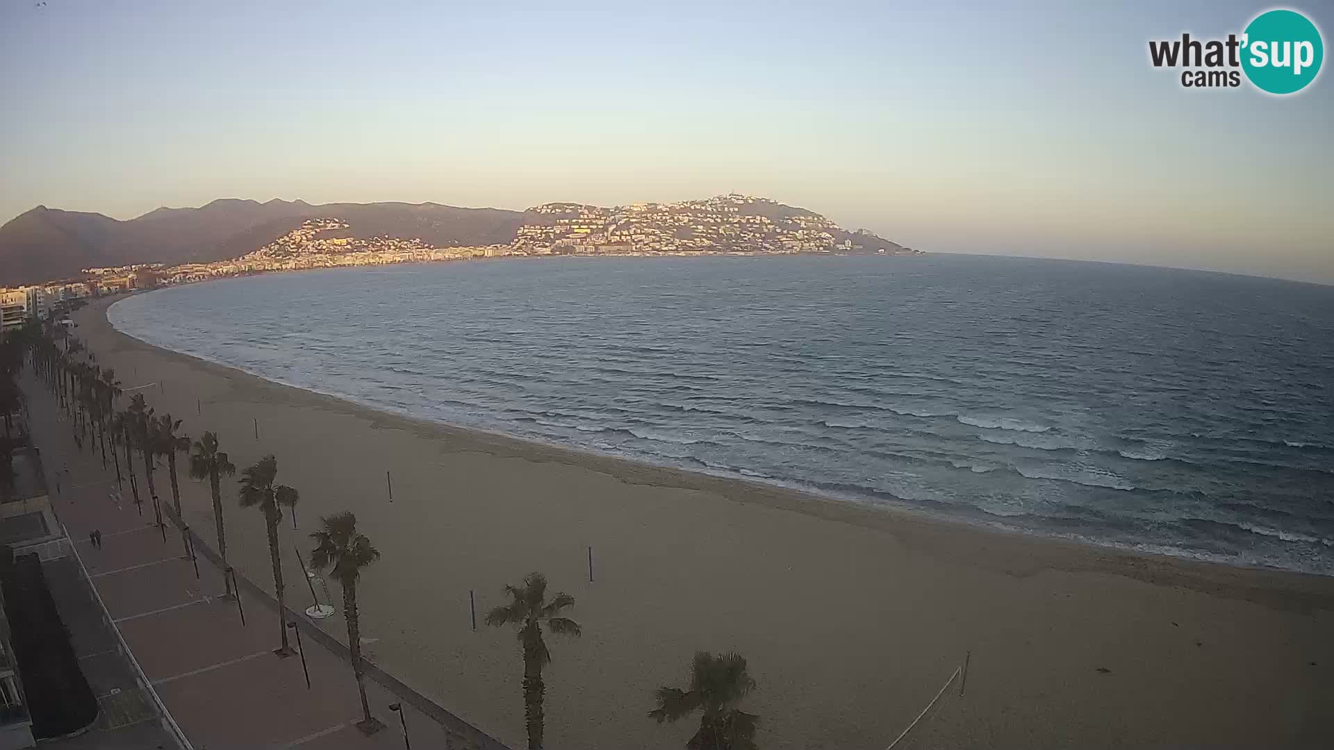Webcam Costa Brava Roses Strand – Montecarlo Hotel livecam Spanien
