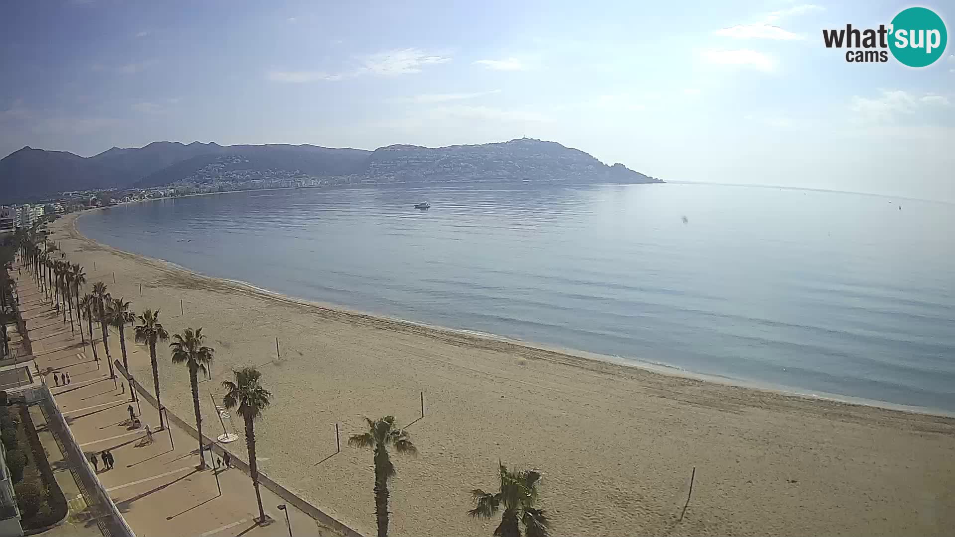Webcam Costa Brava Roses Strand – Montecarlo Hotel livecam Spanien