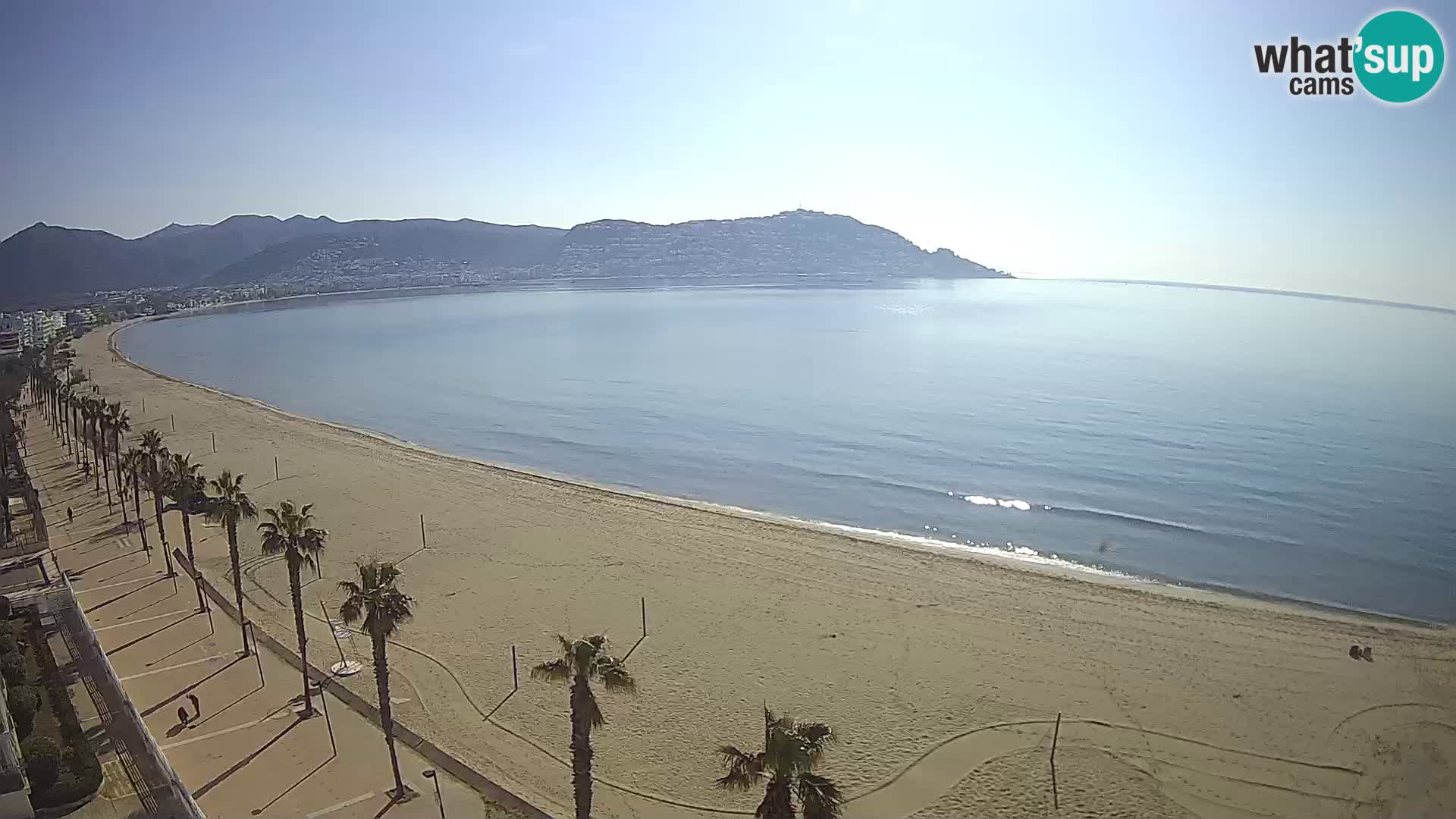 Webcam Costa Brava Roses Strand – Montecarlo Hotel livecam Spanien