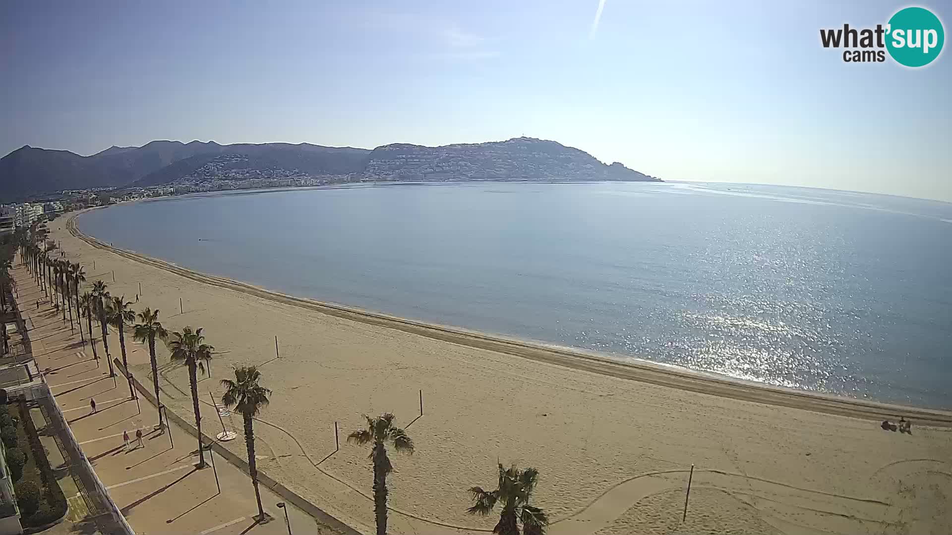 Webcam Costa Brava Roses Strand – Montecarlo Hotel livecam Spanien