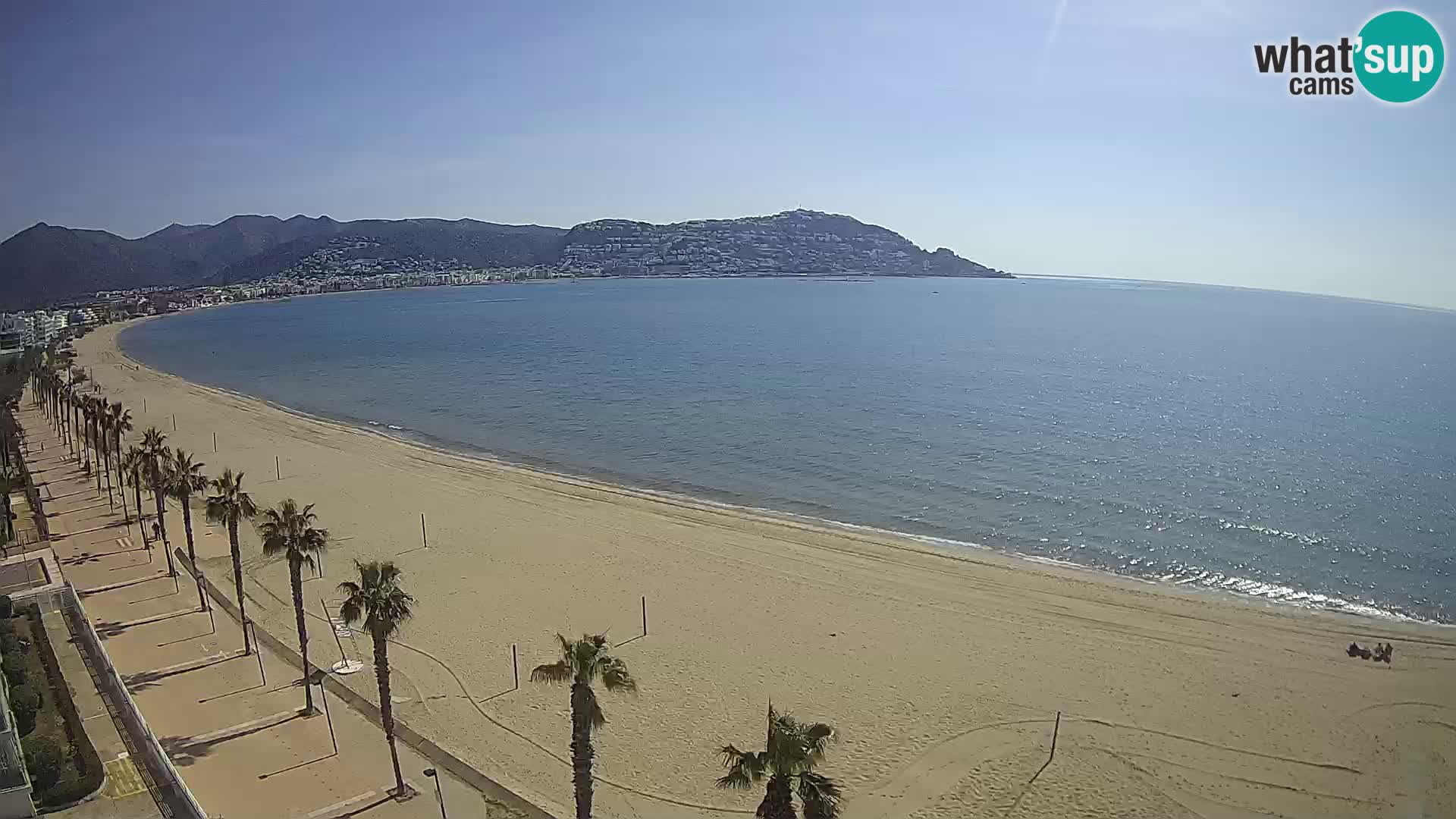 Webcam Costa Brava Roses Strand – Montecarlo Hotel livecam Spanien