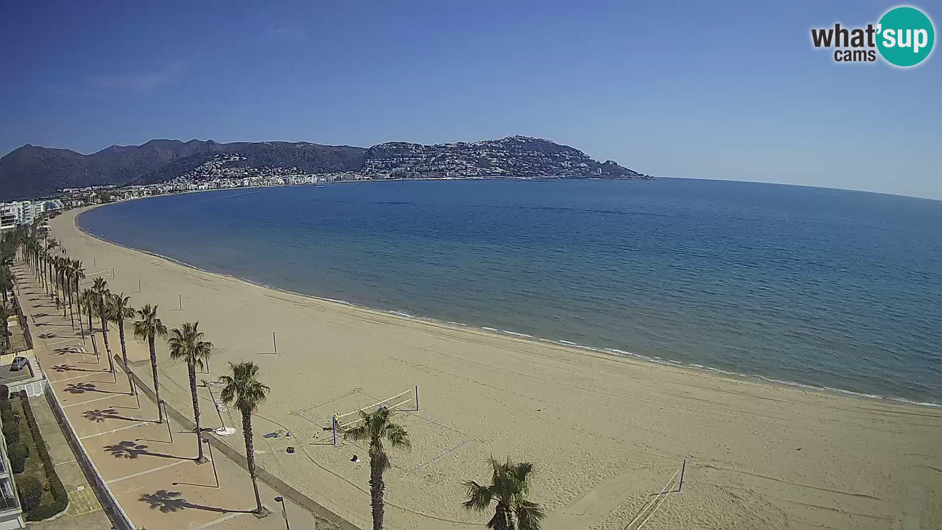 Webcam Costa Brava Roses Strand – Montecarlo Hotel livecam Spanien