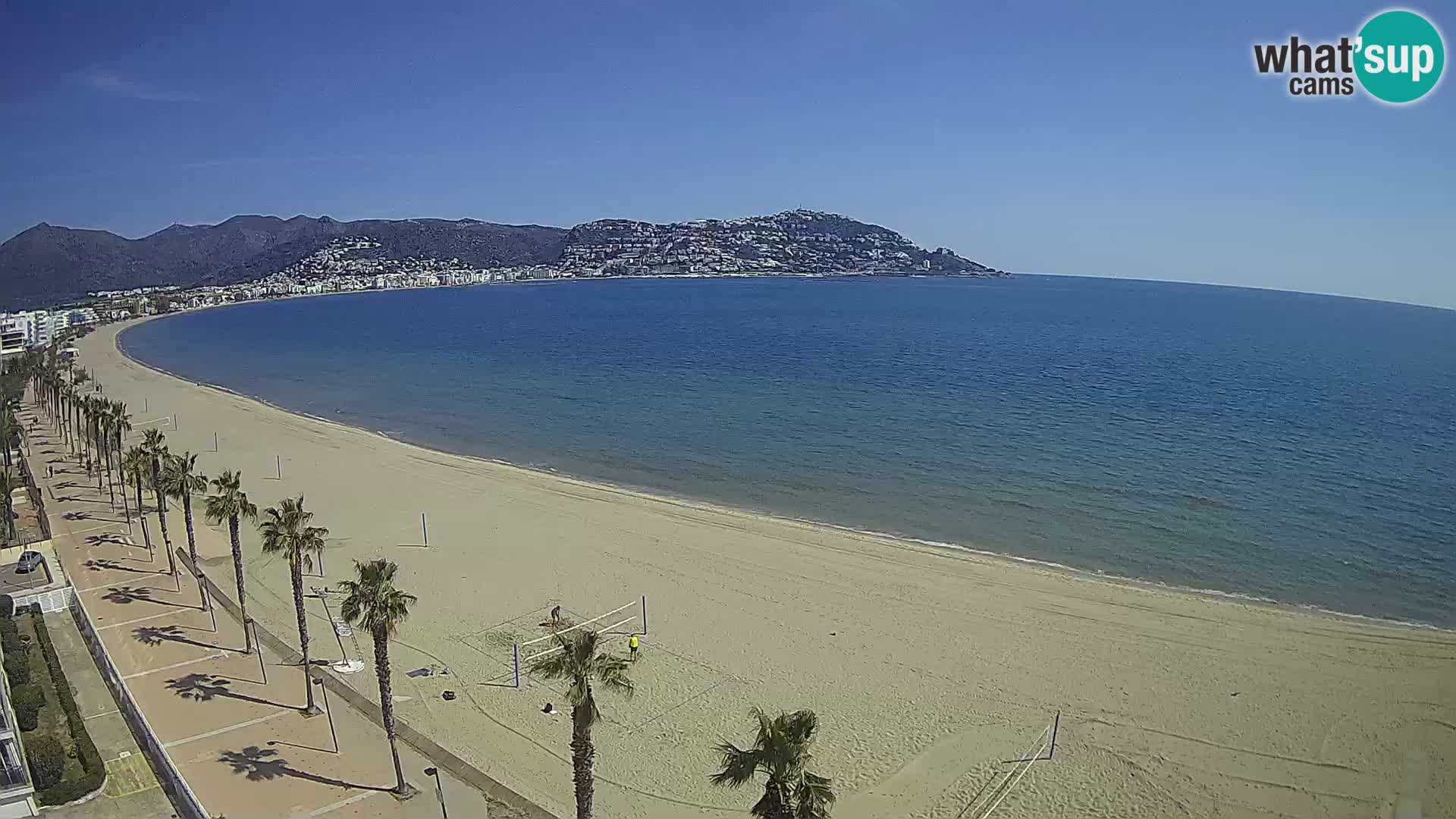 Live cam Roses  – Costa Brava spiaggia – Hotel MonteCarlo