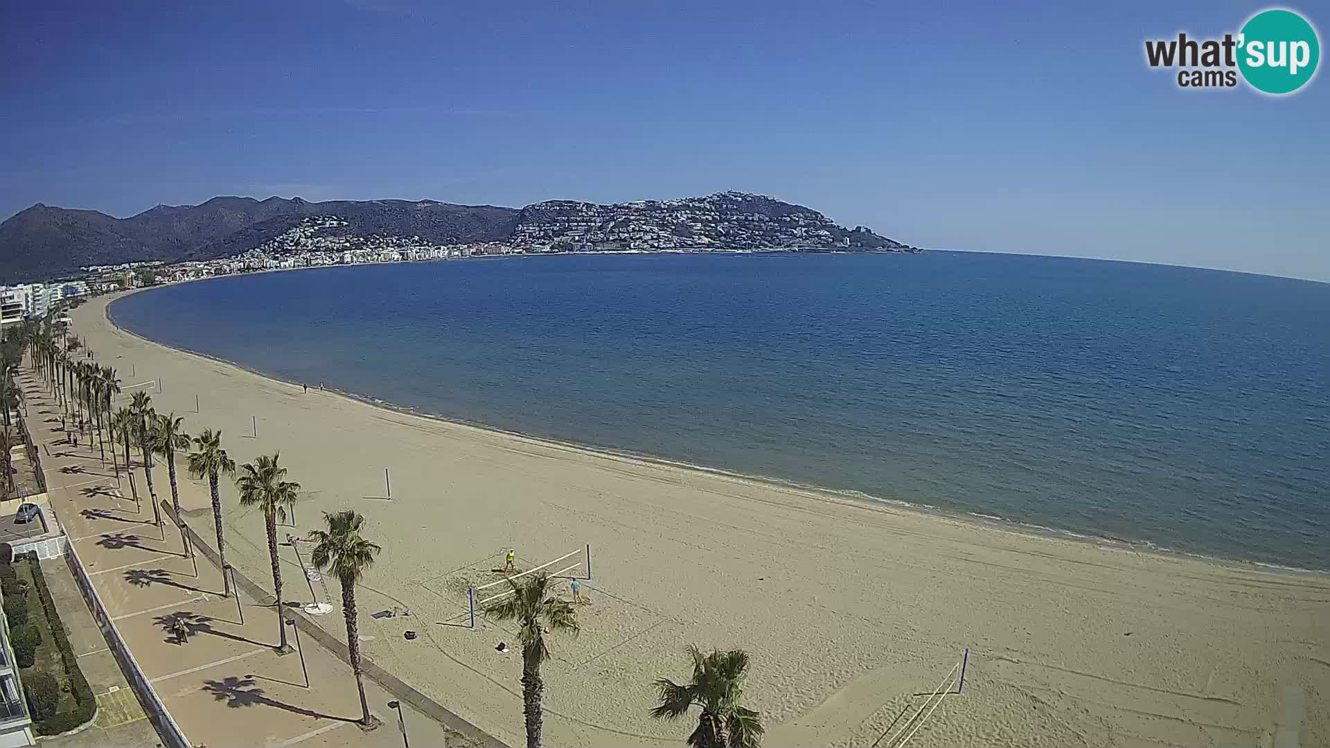 Live cam Roses  – Costa Brava spiaggia – Hotel MonteCarlo