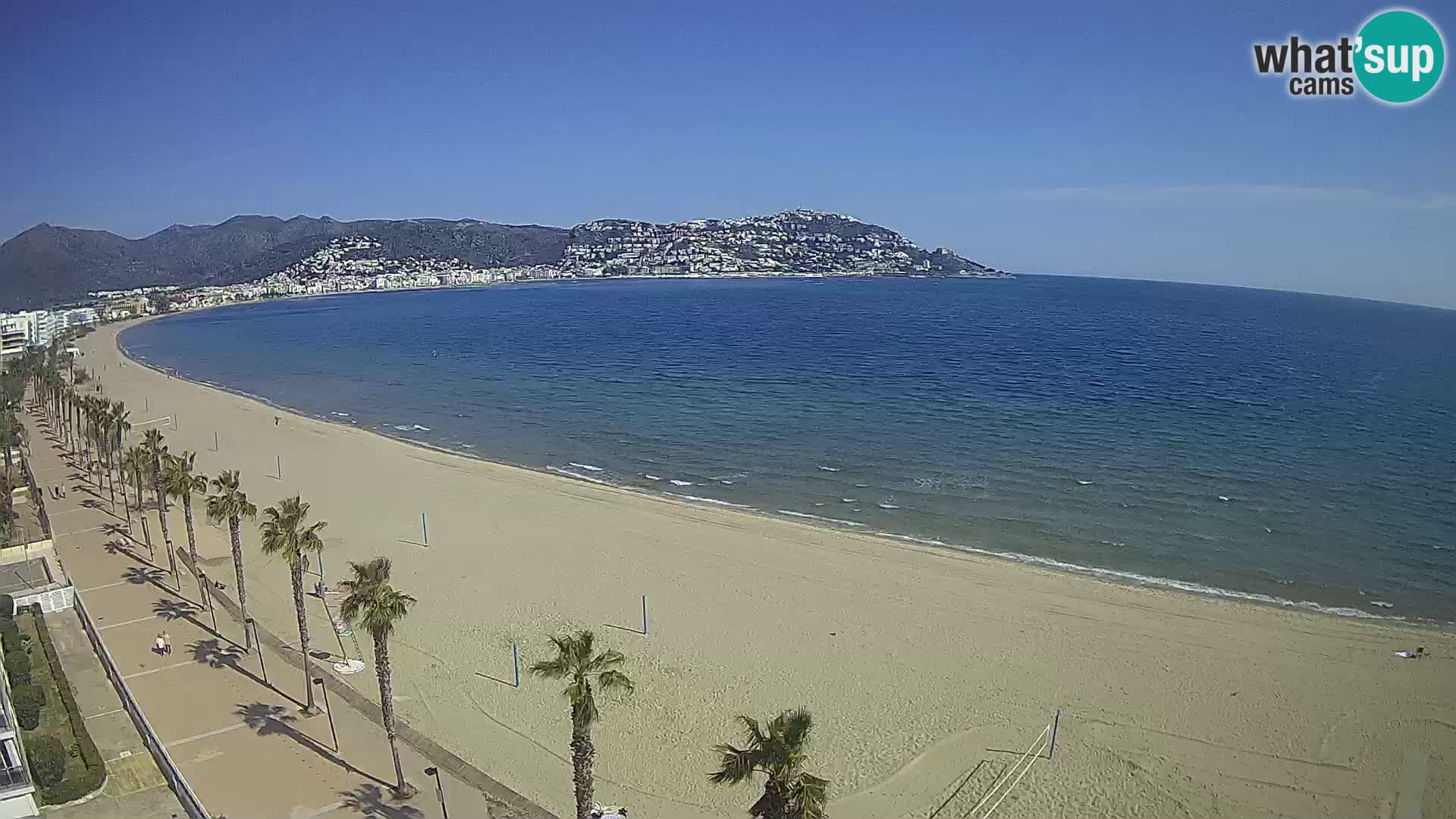 Webcam Costa Brava Roses Strand – Montecarlo Hotel livecam Spanien