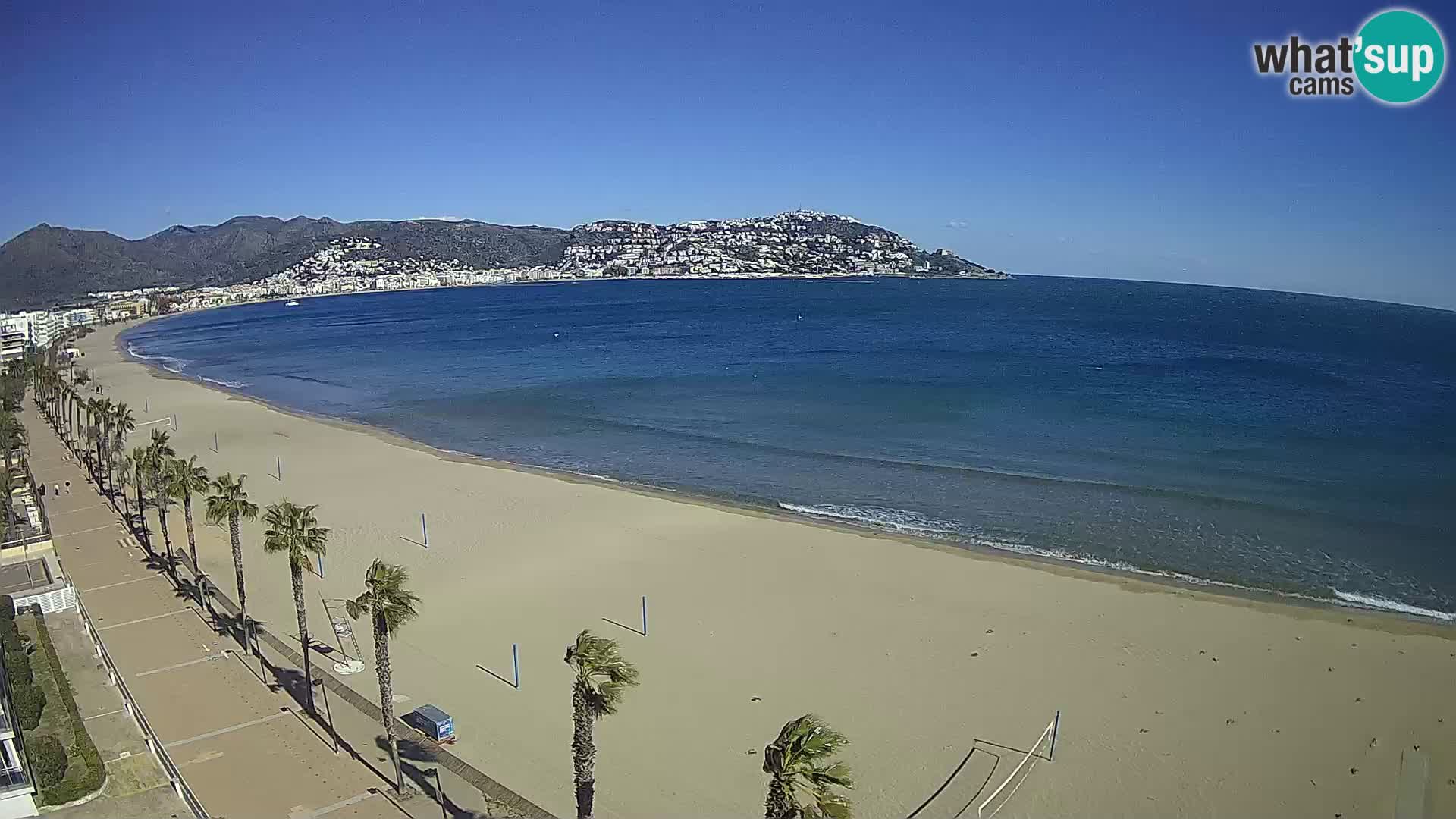 Roses camera en vivo playa Costa Brava- Hotel MonteCarlo