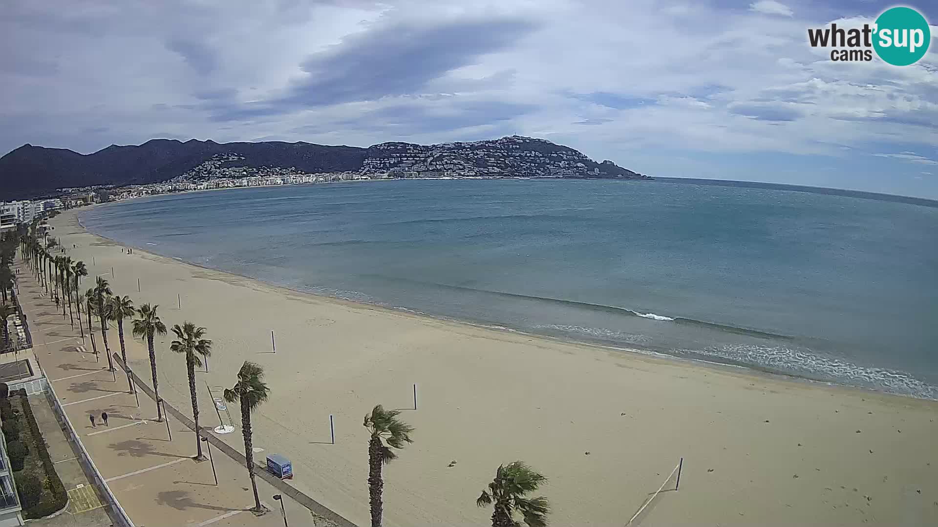 Webcam Costa Brava Roses Strand – Montecarlo Hotel livecam Spanien