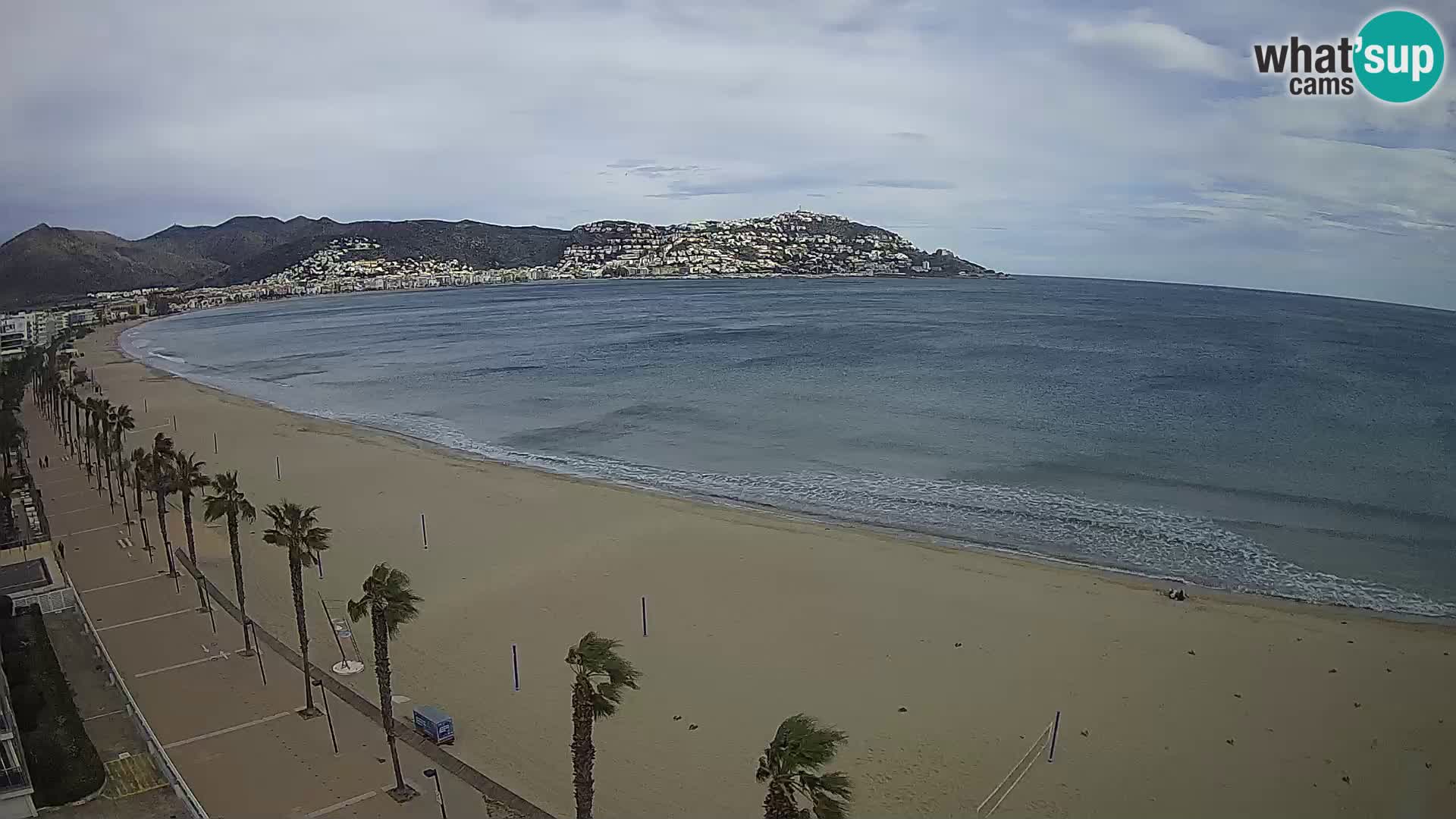 Webcam Costa Brava Roses Strand – Montecarlo Hotel livecam Spanien