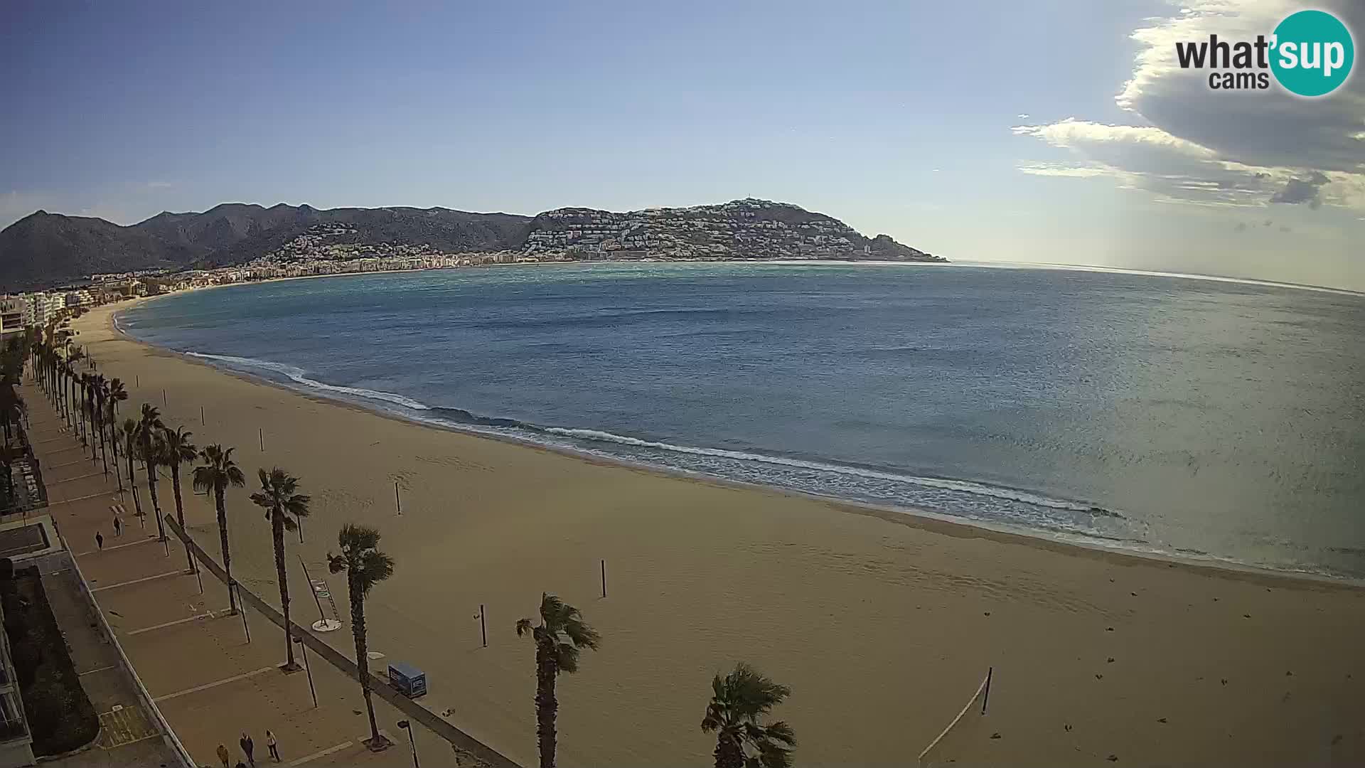 LIVEcam Roses plage Costa Brava – Hotel Montecarlo webcam Espagne