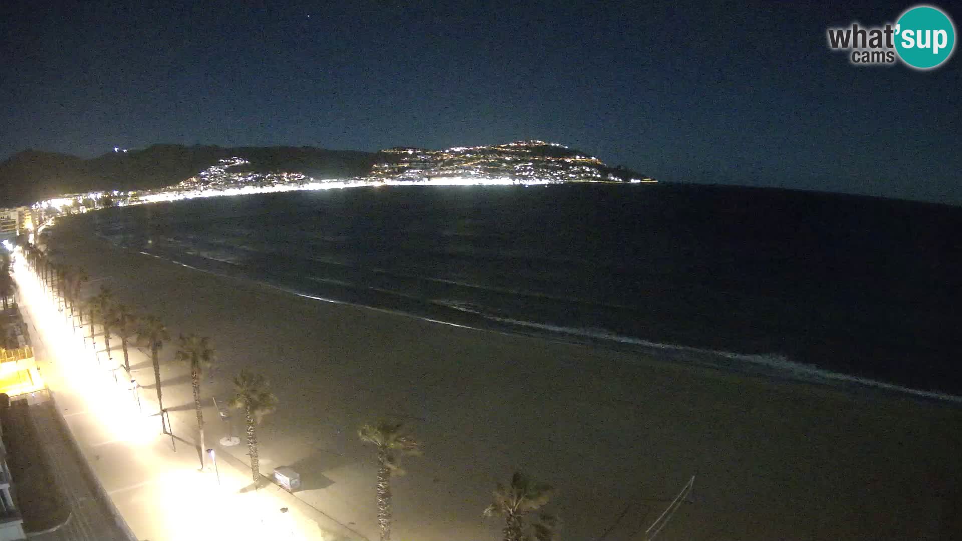 Webcam Costa Brava Roses Strand – Montecarlo Hotel livecam Spanien