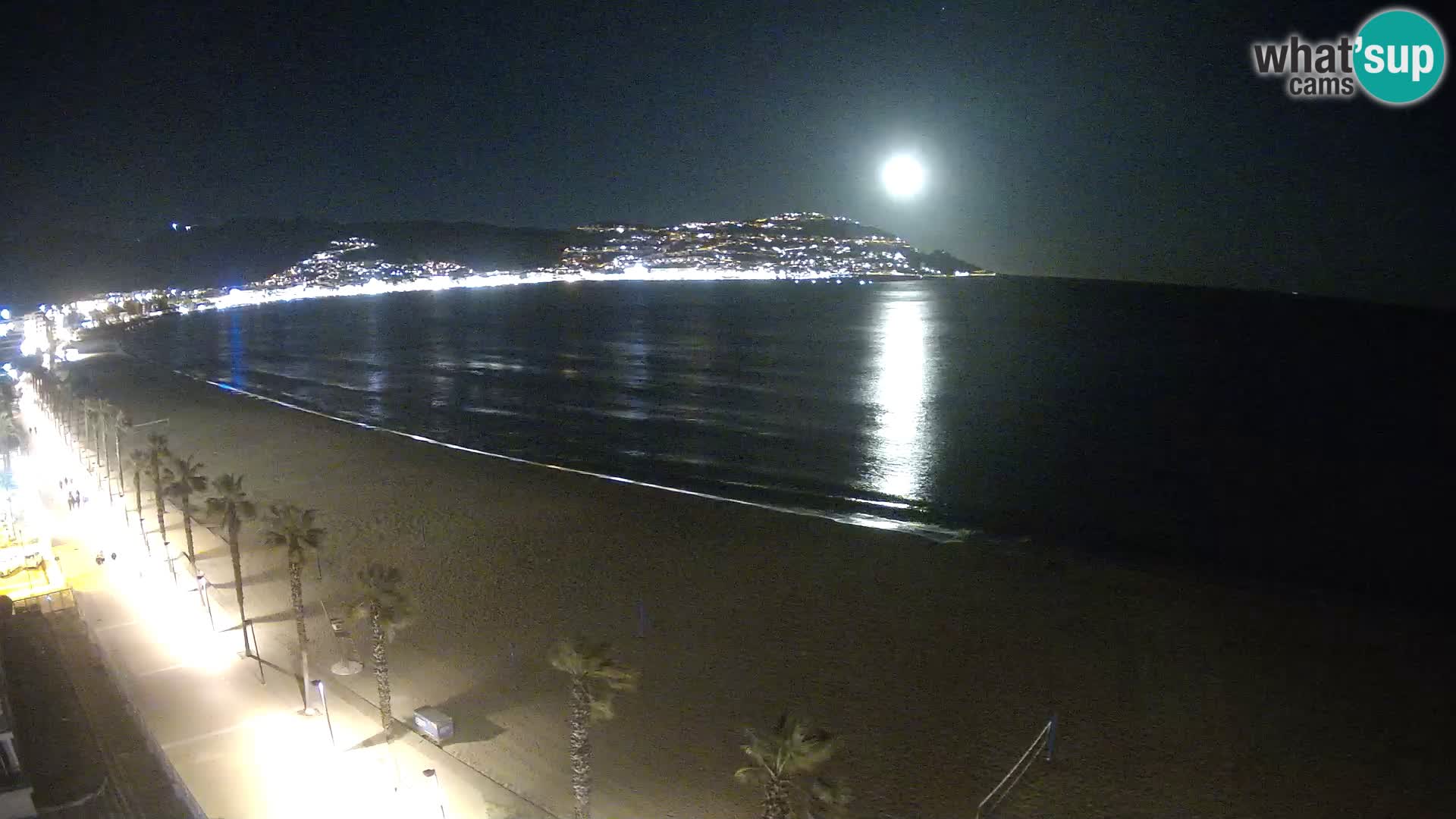 LIVEcam Roses plage Costa Brava – Hotel Montecarlo webcam Espagne