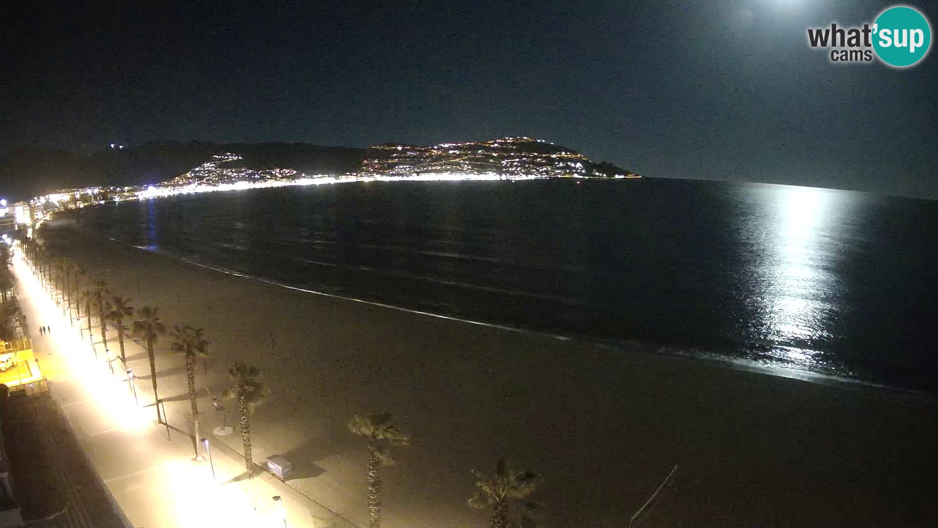 LIVEcam Roses plage Costa Brava – Hotel Montecarlo webcam Espagne