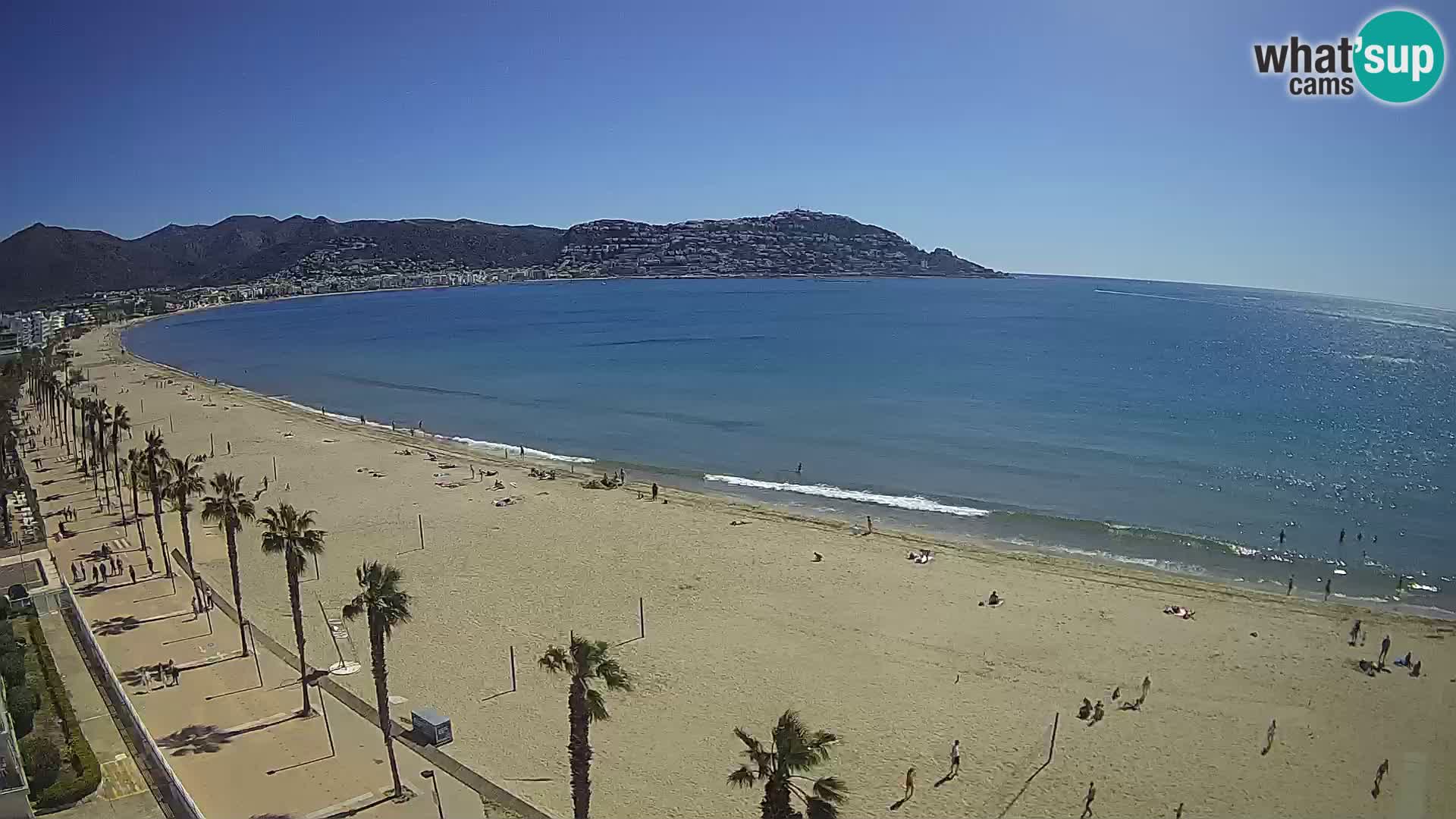 Roses camera en vivo playa Costa Brava- Hotel MonteCarlo