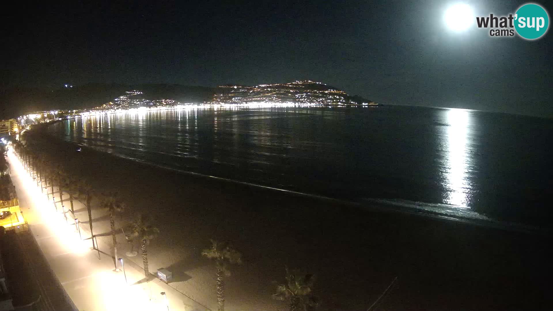 LIVEcam Roses plage Costa Brava – Hotel Montecarlo webcam Espagne