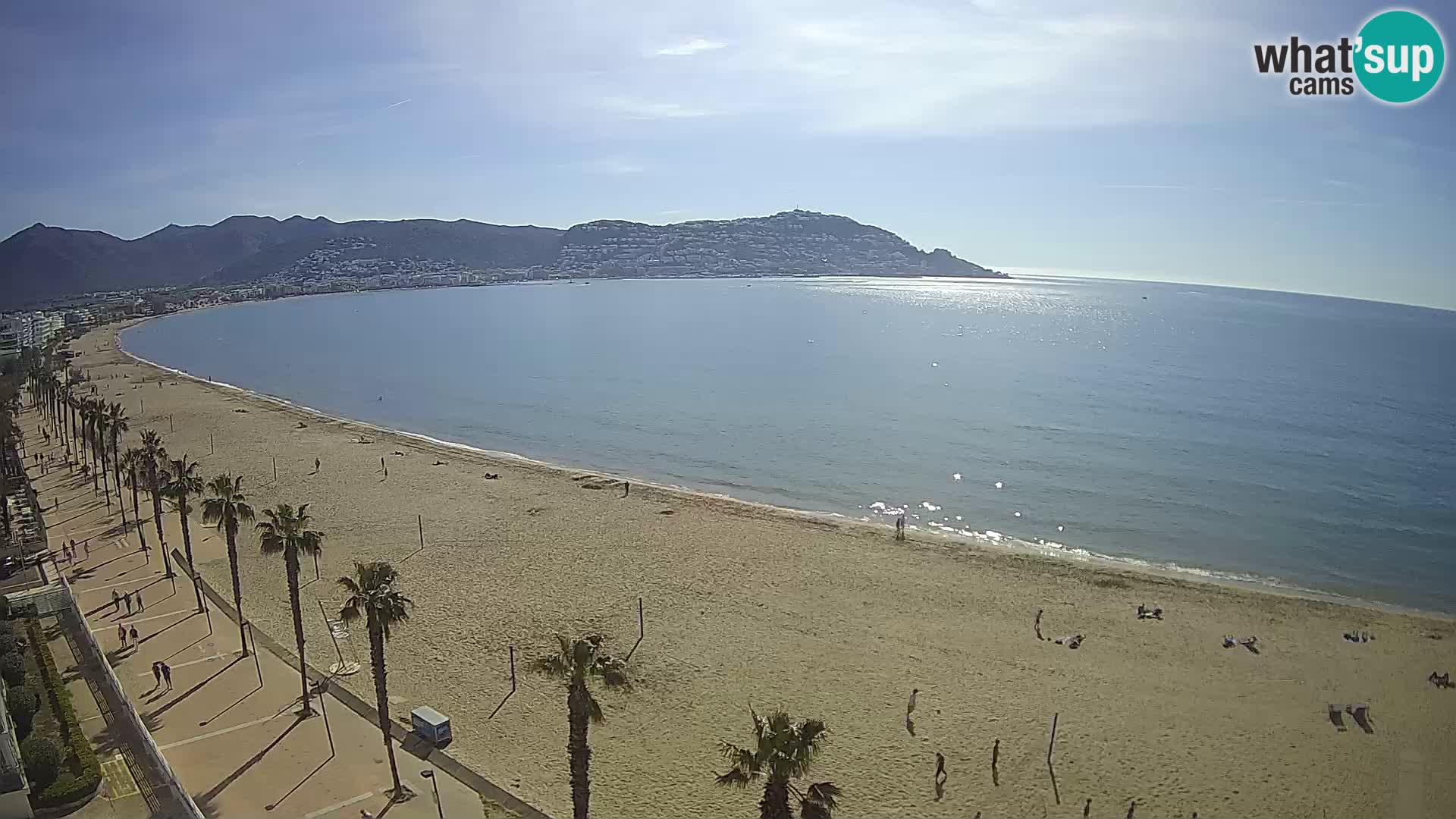 Webcam Costa Brava Roses Strand – Montecarlo Hotel livecam Spanien