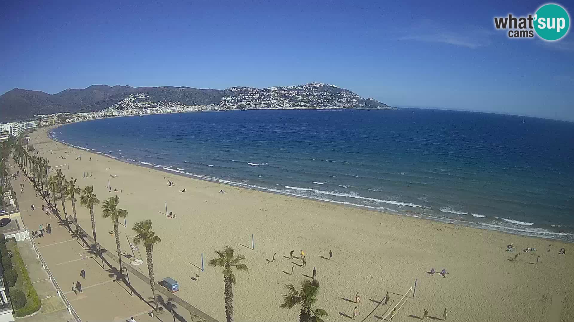 Webcam Costa Brava Roses Strand – Montecarlo Hotel livecam Spanien