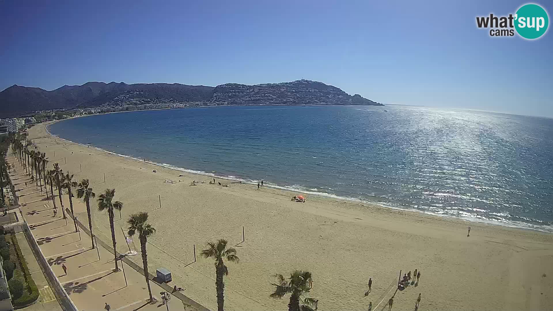 Webcam Costa Brava Roses Strand – Montecarlo Hotel livecam Spanien