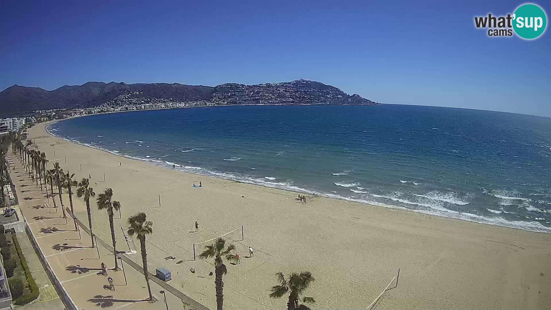 Roses camera en vivo playa Costa Brava- Hotel MonteCarlo