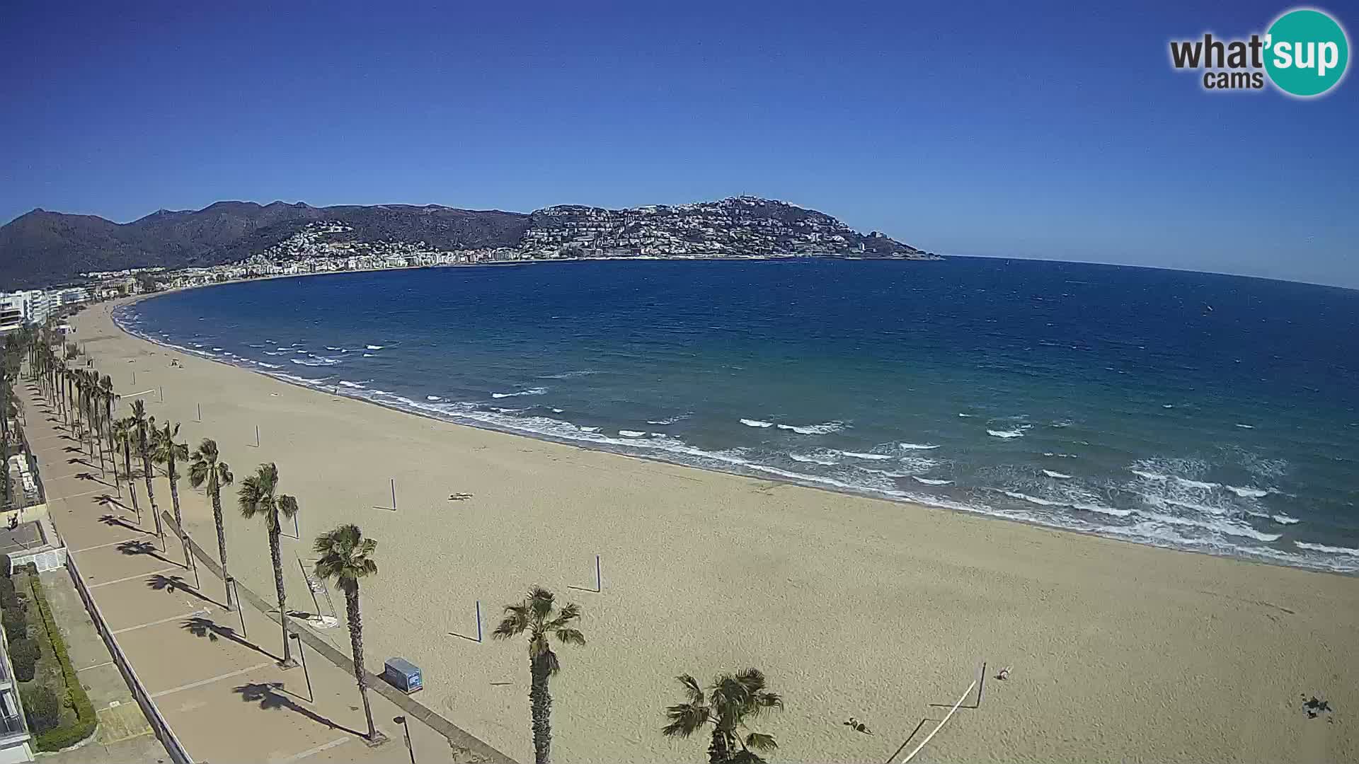 Roses camera en vivo playa Costa Brava- Hotel MonteCarlo