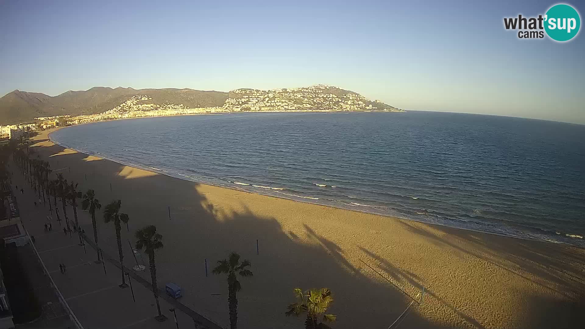 Webcam Costa Brava Roses Strand – Montecarlo Hotel livecam Spanien