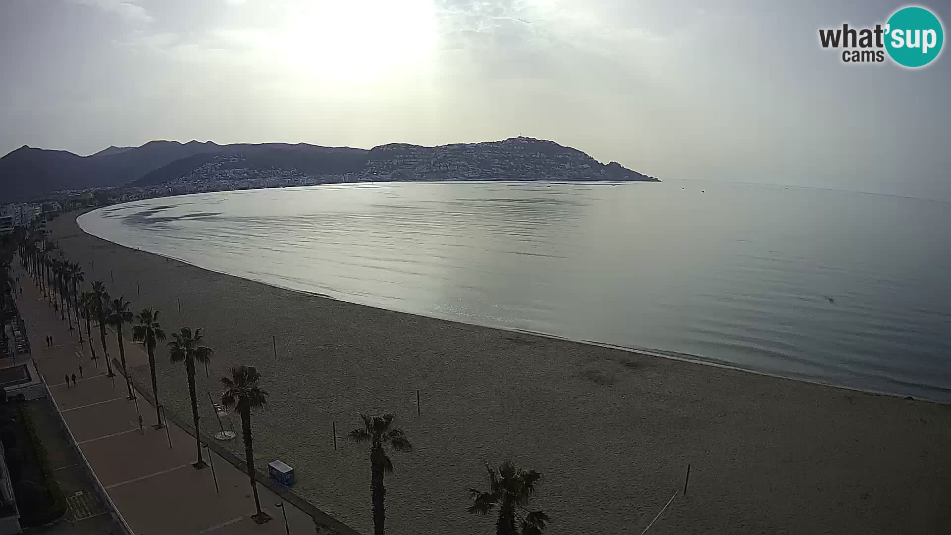 LIVEcam Roses plage Costa Brava – Hotel Montecarlo webcam Espagne