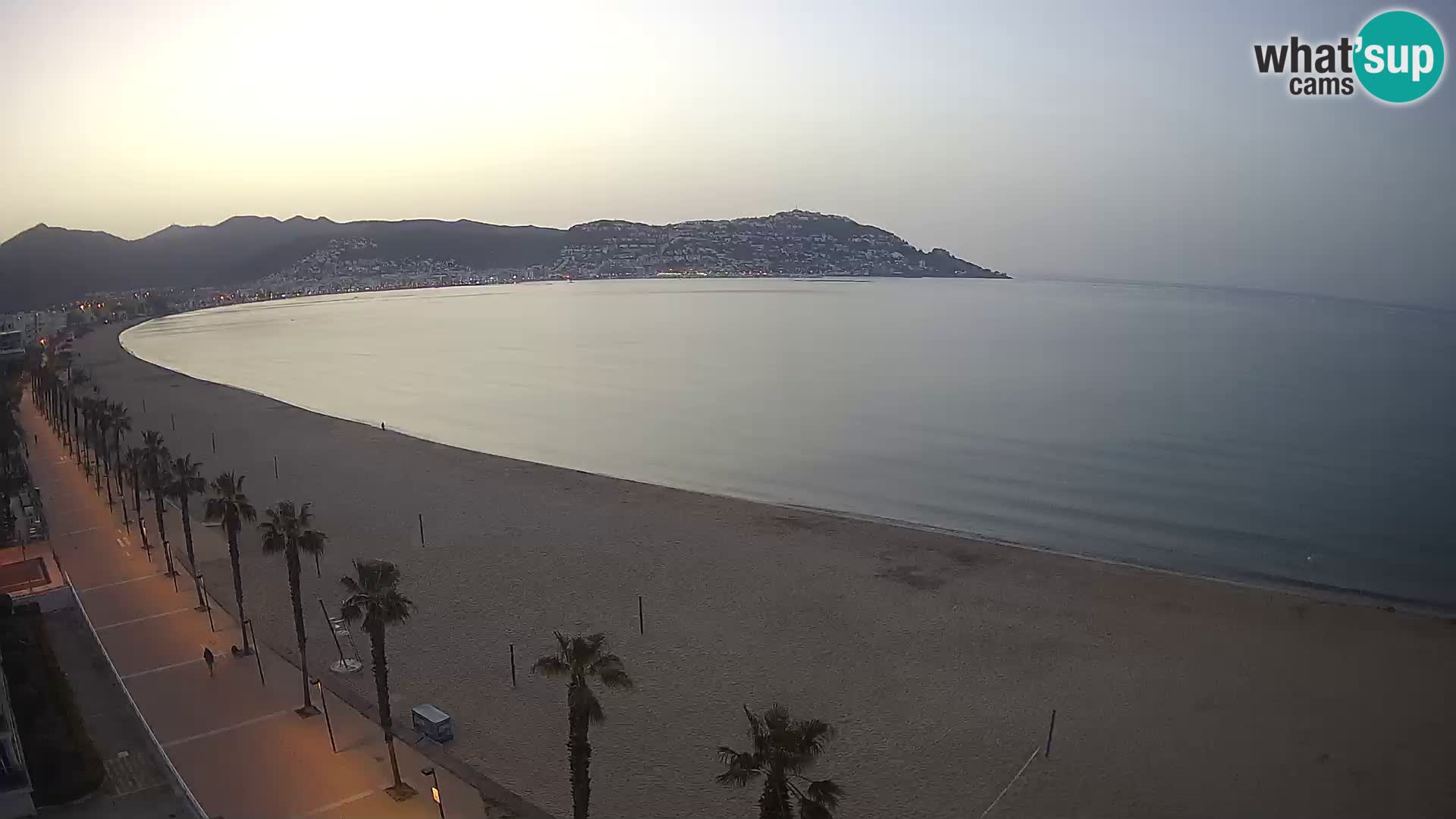 LIVEcam Roses plage Costa Brava – Hotel Montecarlo webcam Espagne