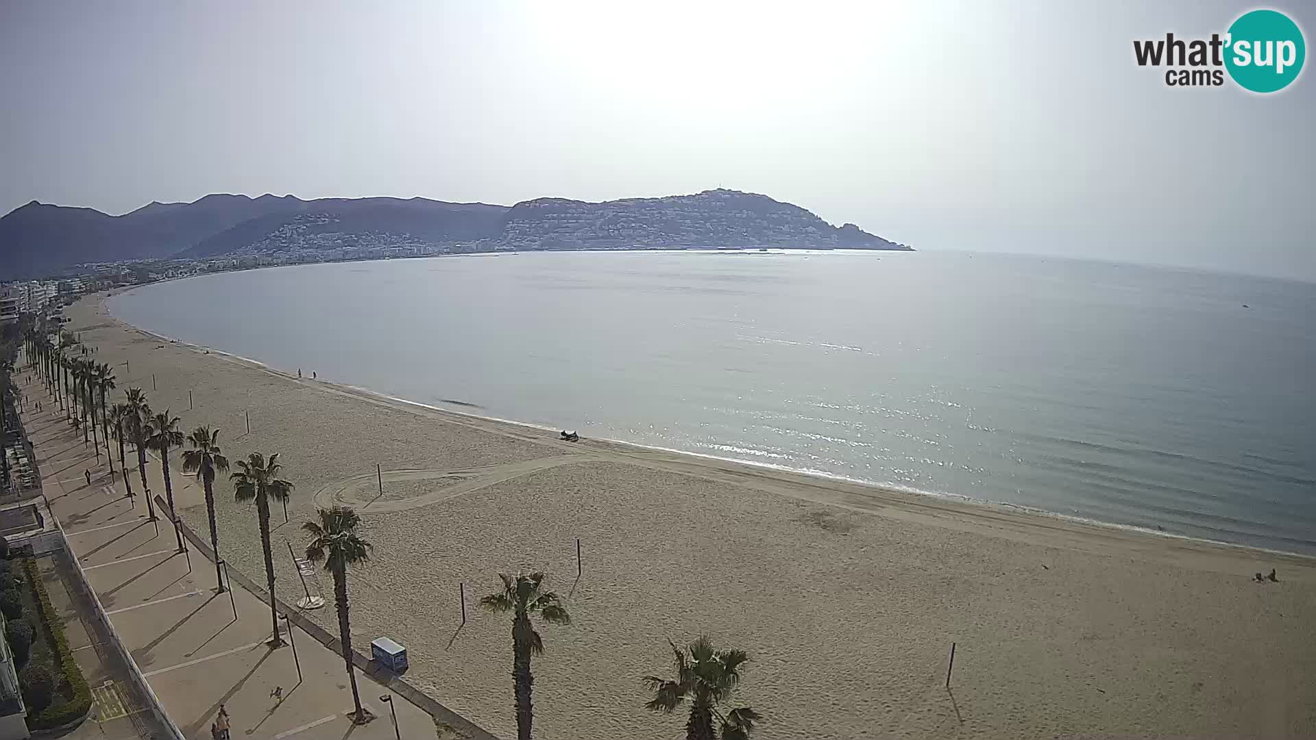 LIVEcam Roses plage Costa Brava – Hotel Montecarlo webcam Espagne