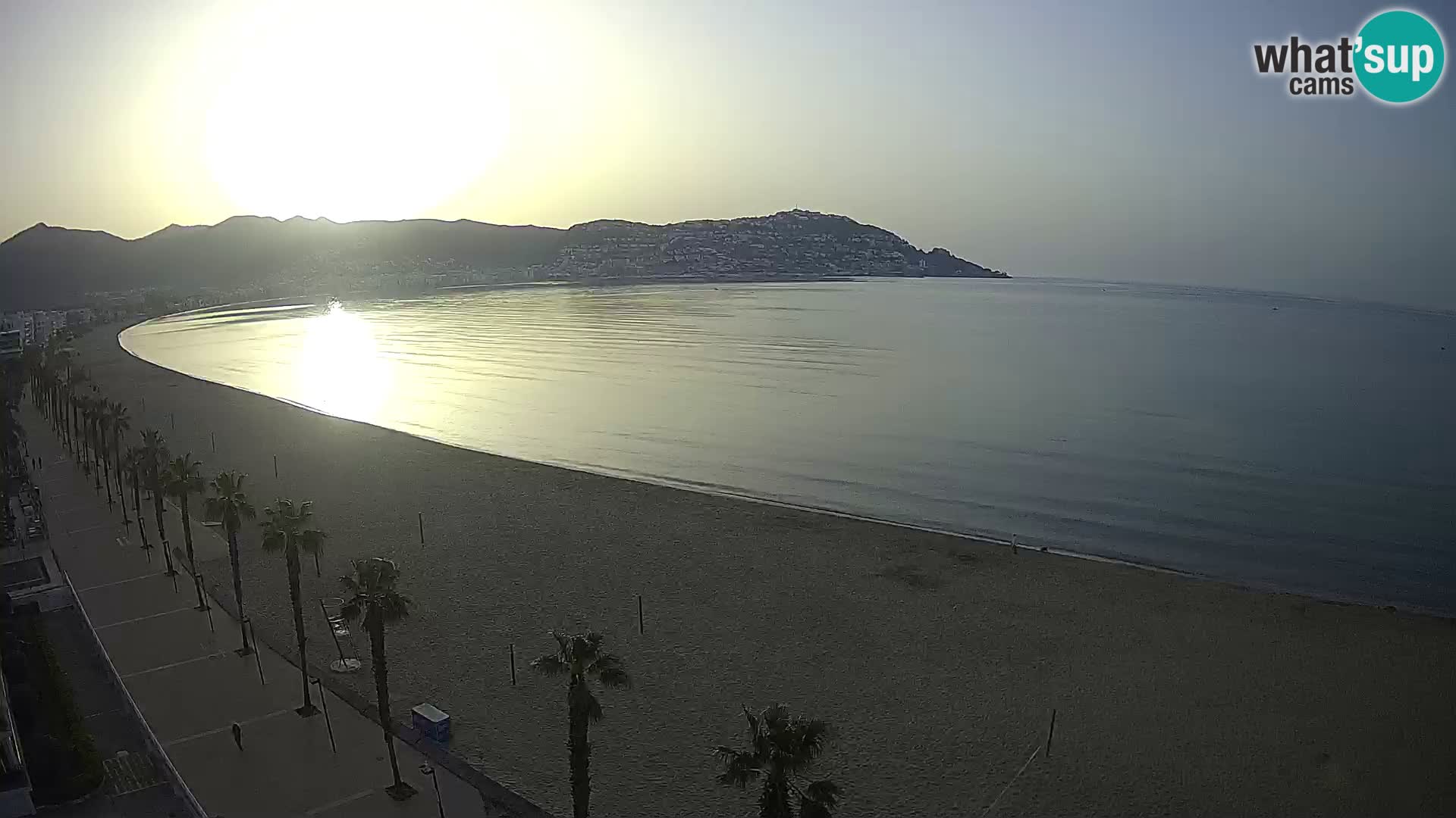 Webcam Costa Brava Roses Strand – Montecarlo Hotel livecam Spanien