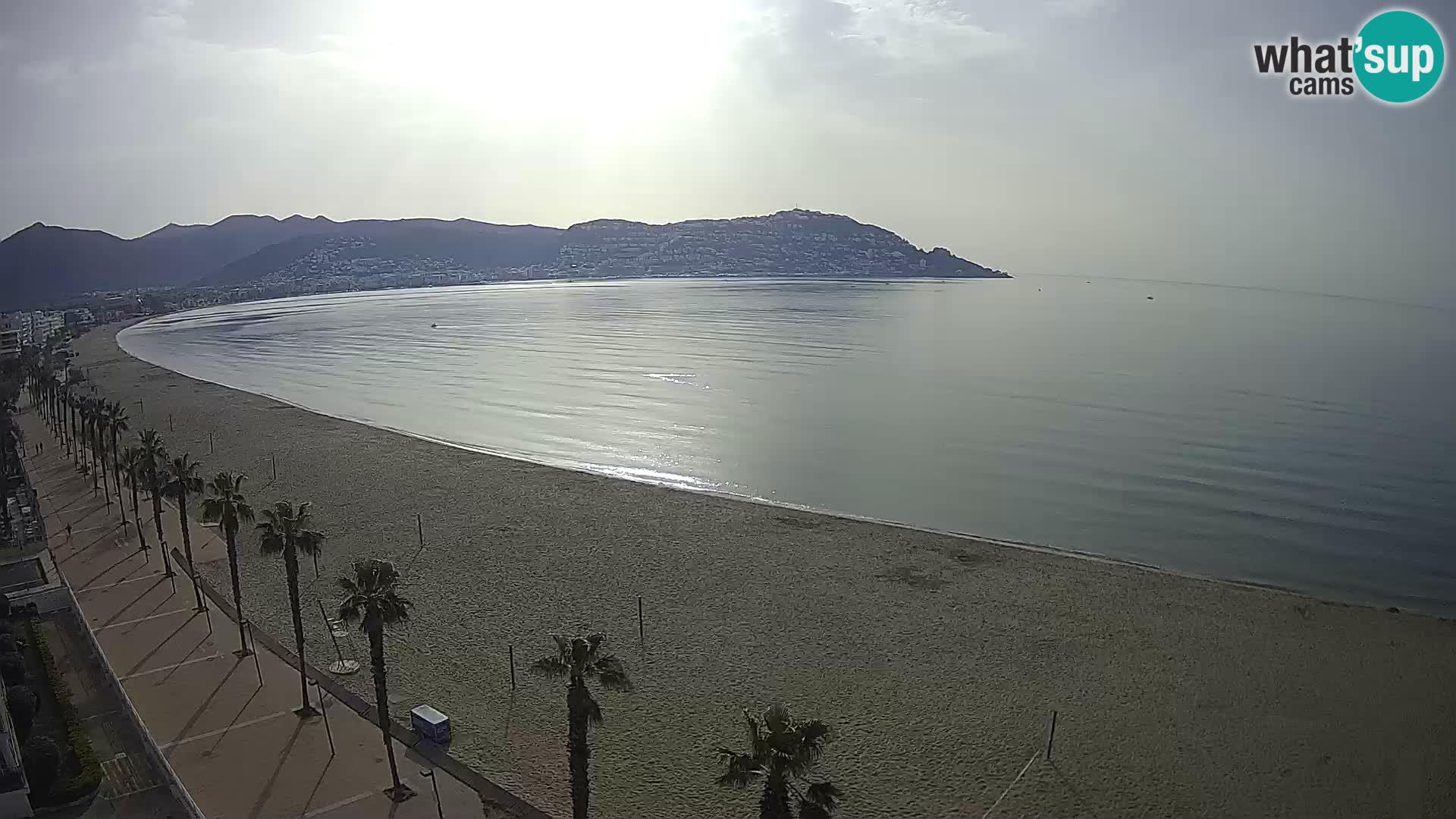 LIVEcam Roses plage Costa Brava – Hotel Montecarlo webcam Espagne