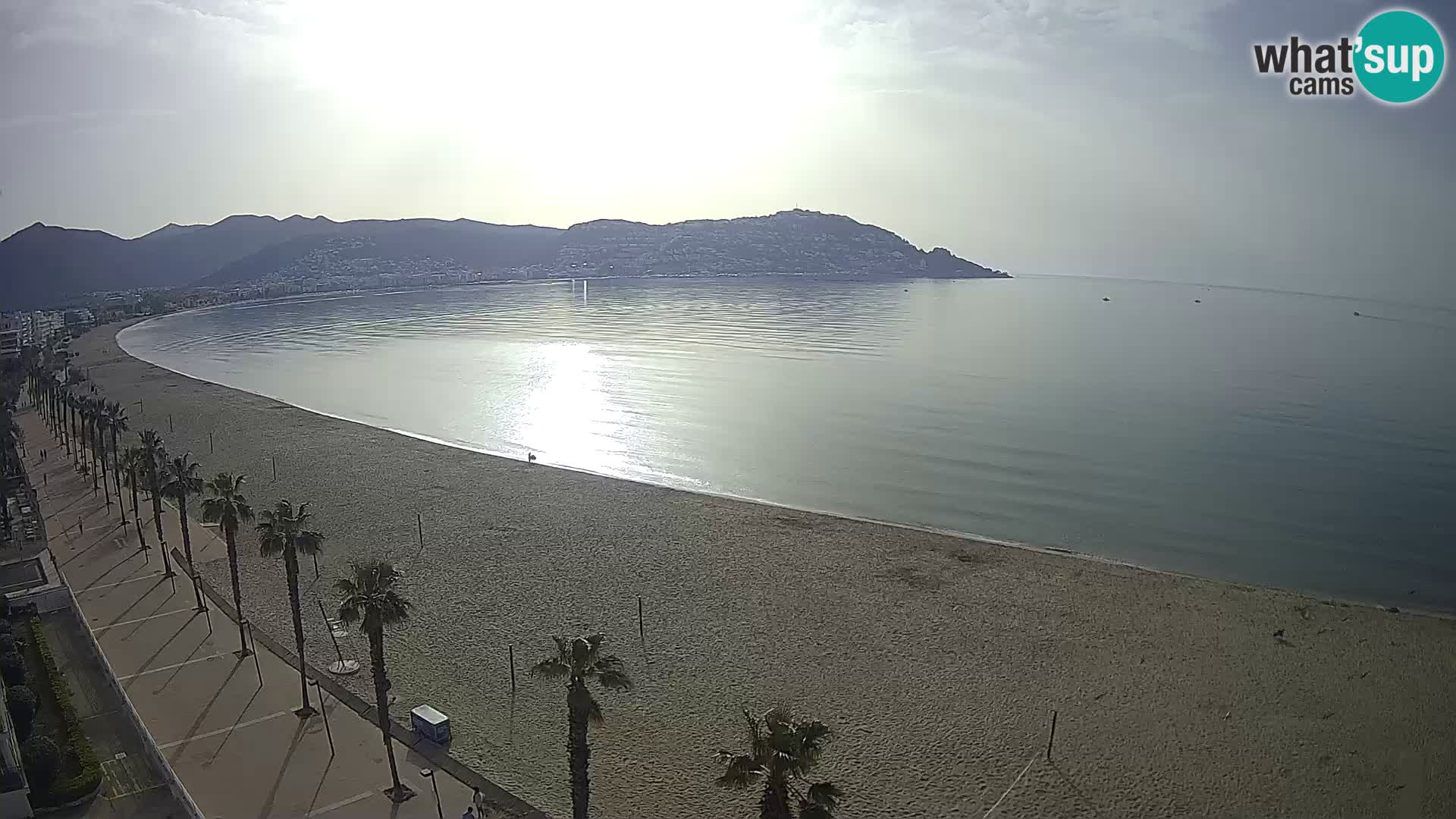 LIVEcam Roses plage Costa Brava – Hotel Montecarlo webcam Espagne