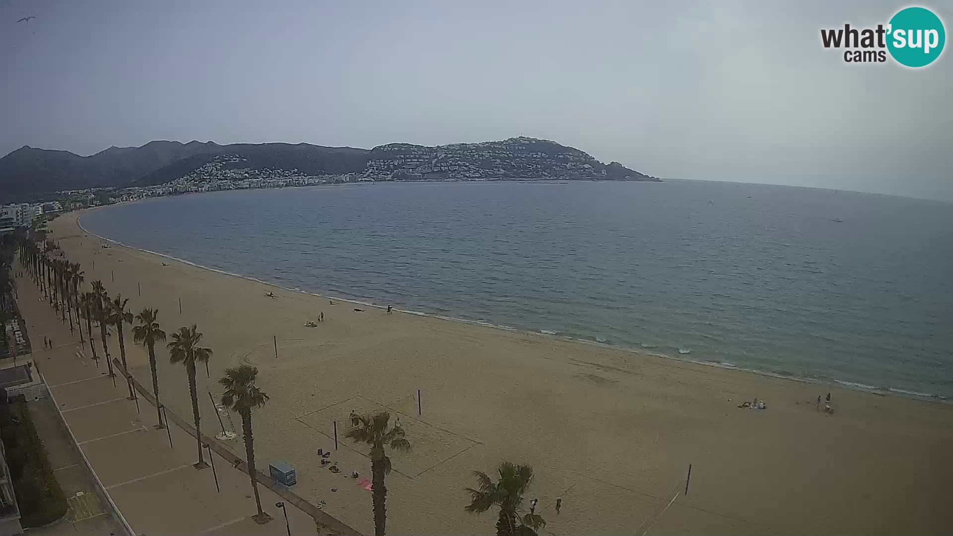 LIVEcam Roses plage Costa Brava – Hotel Montecarlo webcam Espagne