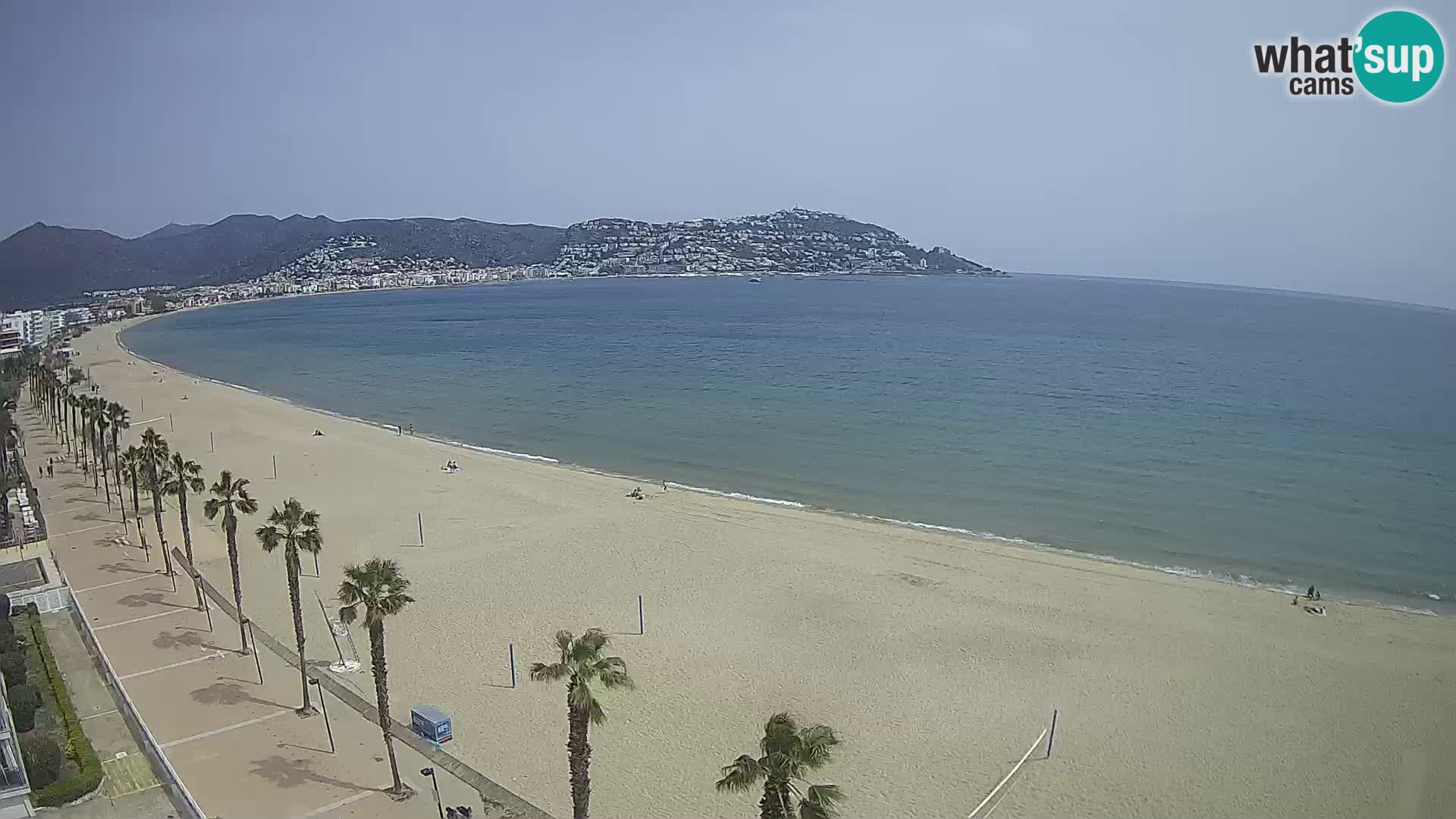 Webcam Costa Brava Roses Strand – Montecarlo Hotel livecam Spanien