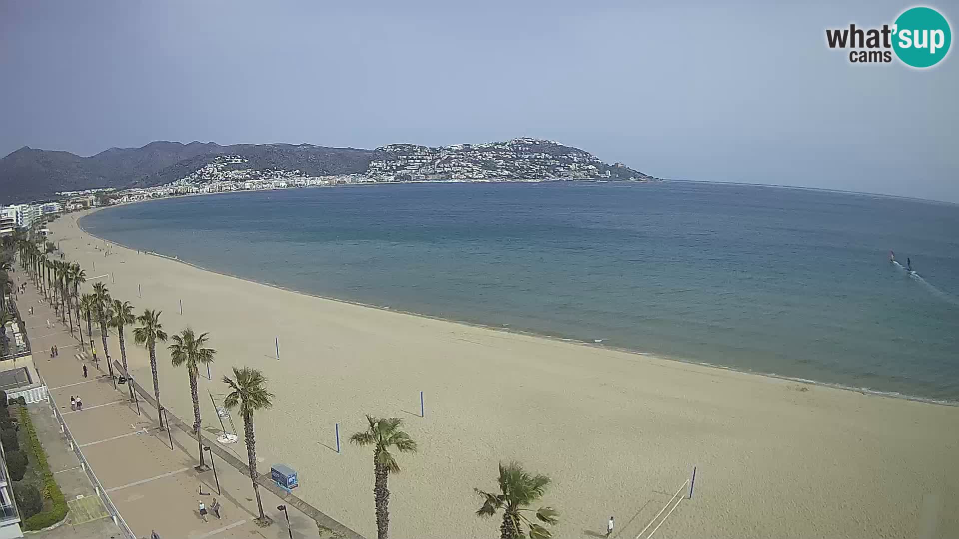 Roses camera en vivo playa Costa Brava- Hotel MonteCarlo