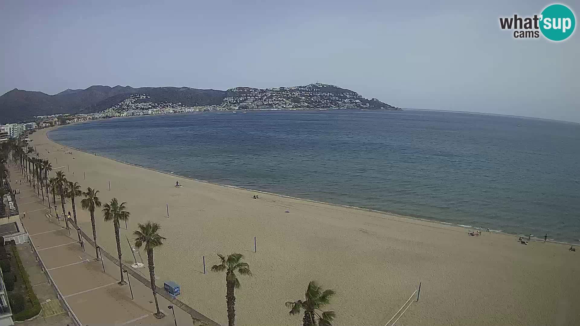 Roses camera en vivo playa Costa Brava- Hotel MonteCarlo