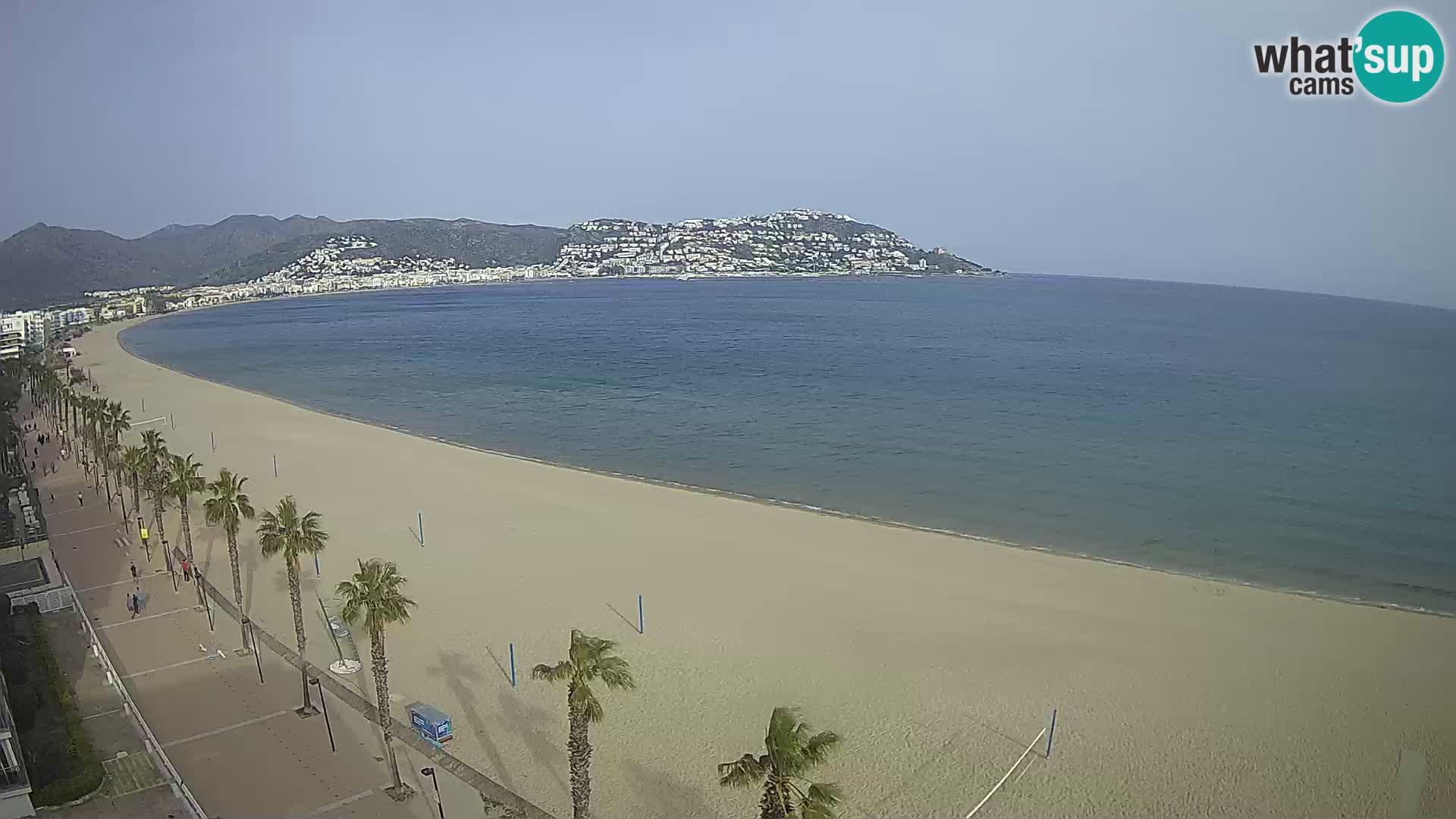 LIVEcam Roses plage Costa Brava – Hotel Montecarlo webcam Espagne