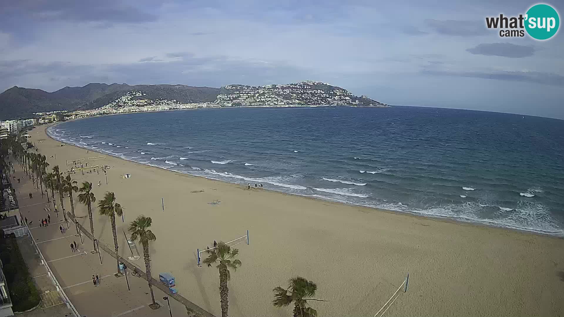 Roses camera en vivo playa Costa Brava- Hotel MonteCarlo
