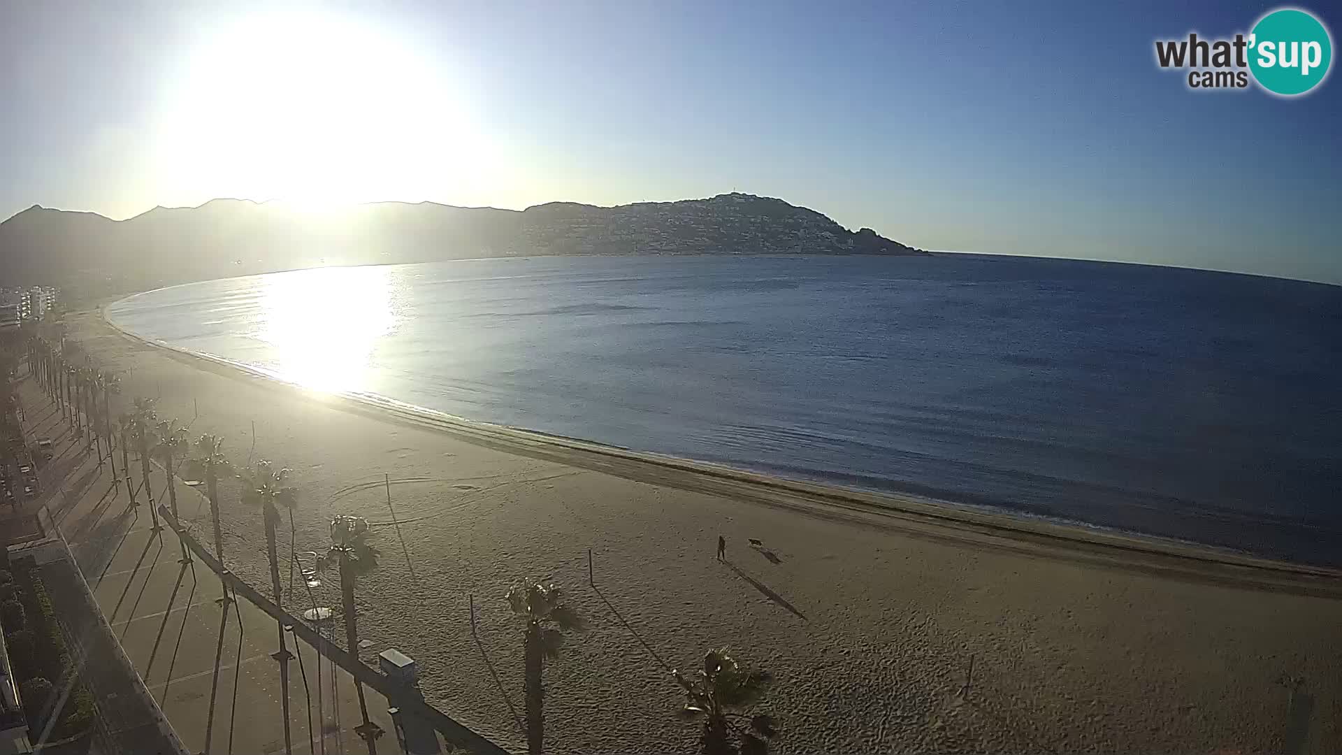 LIVEcam Roses plage Costa Brava – Hotel Montecarlo webcam Espagne