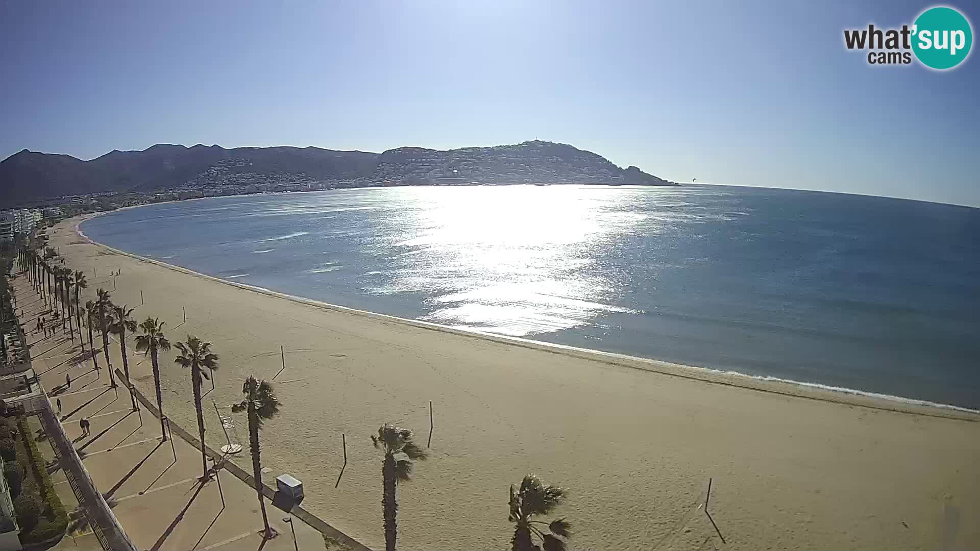 Webcam Costa Brava Roses Strand – Montecarlo Hotel livecam Spanien