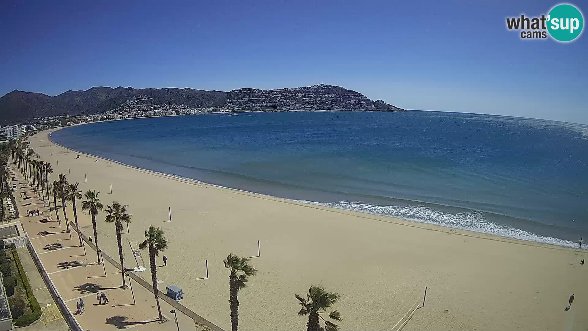 Webcam Costa Brava Roses Strand – Montecarlo Hotel livecam Spanien