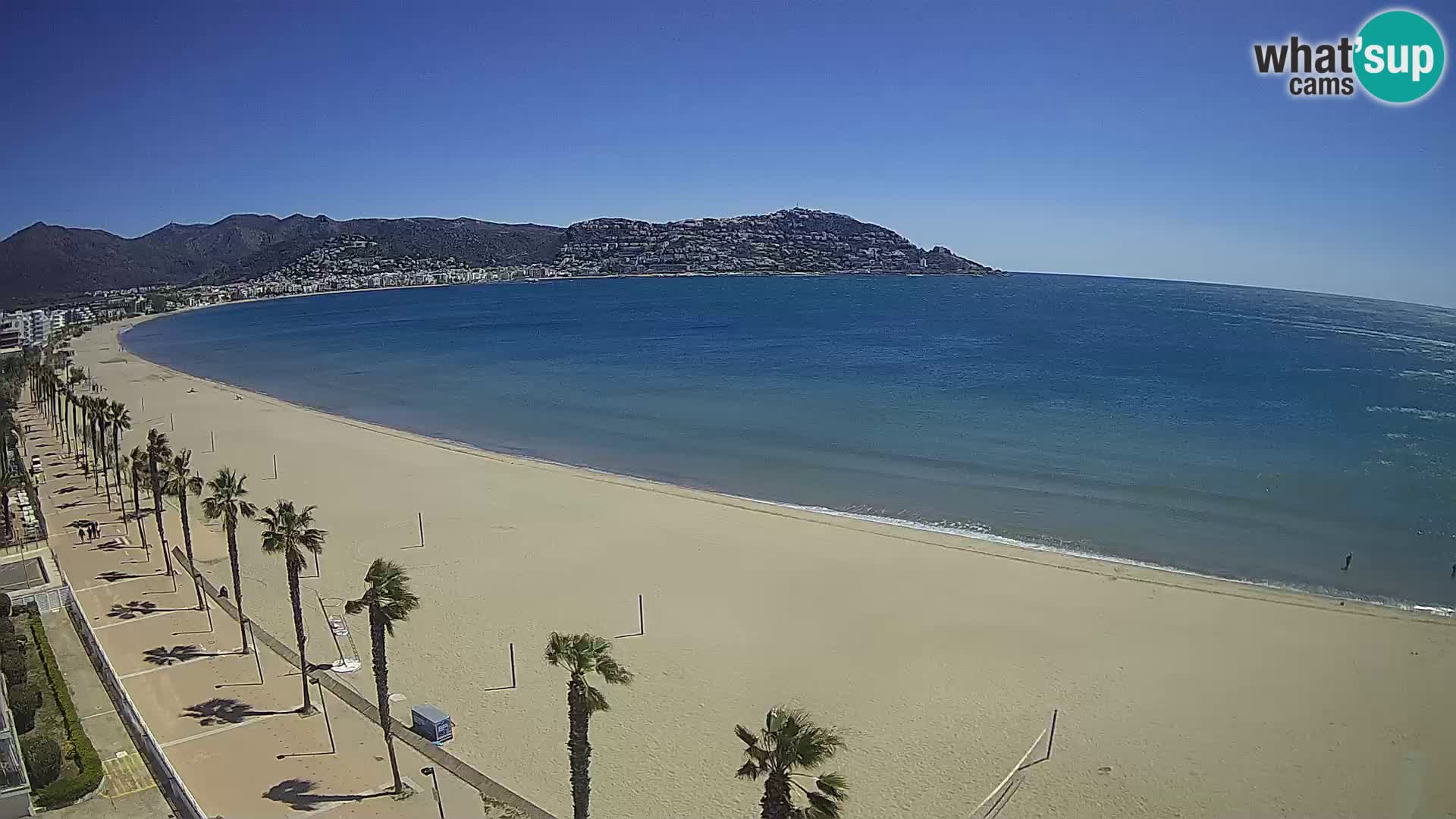 Live cam Roses  – Costa Brava spiaggia – Hotel MonteCarlo