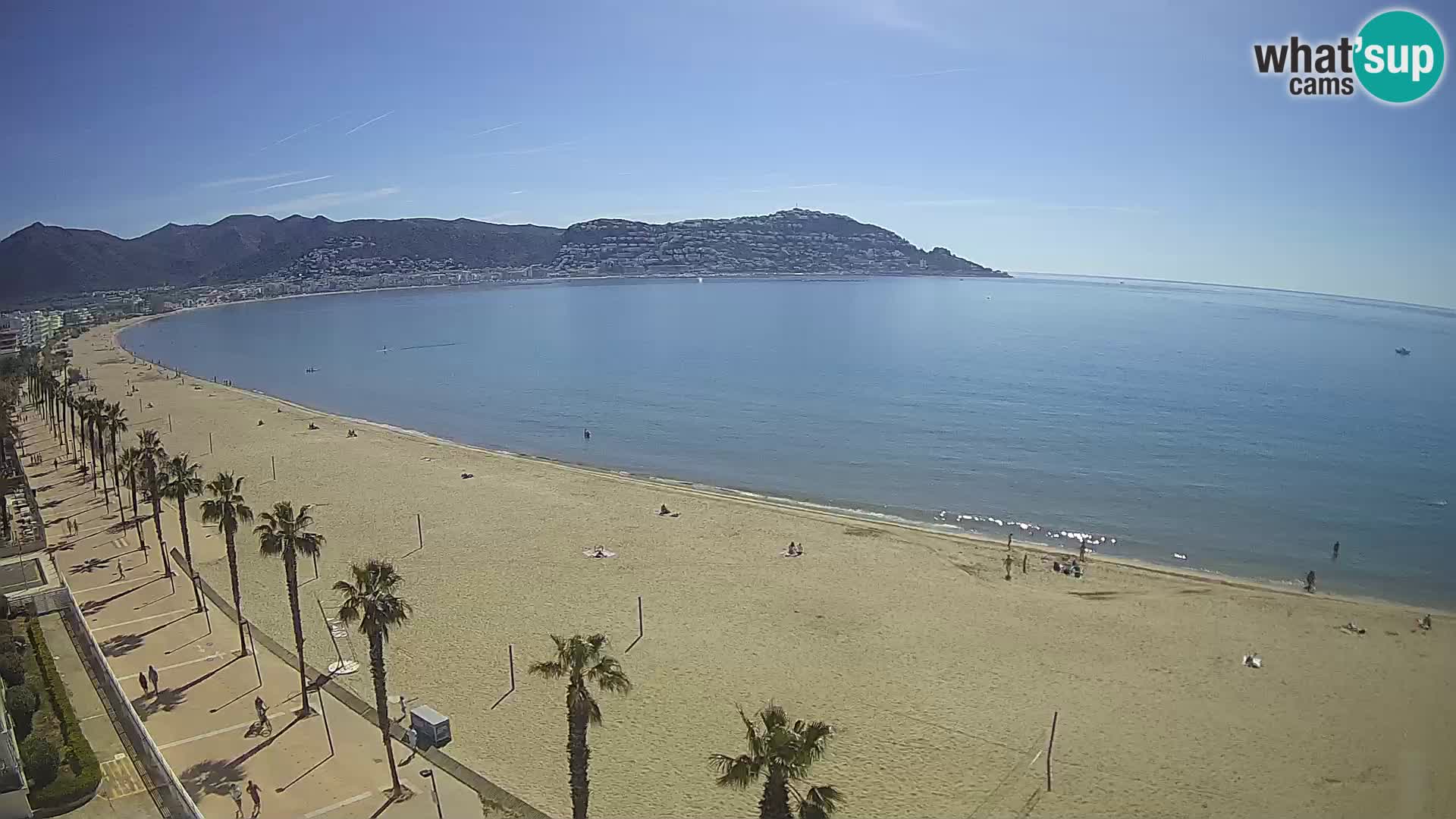 Live cam Roses  – Costa Brava spiaggia – Hotel MonteCarlo