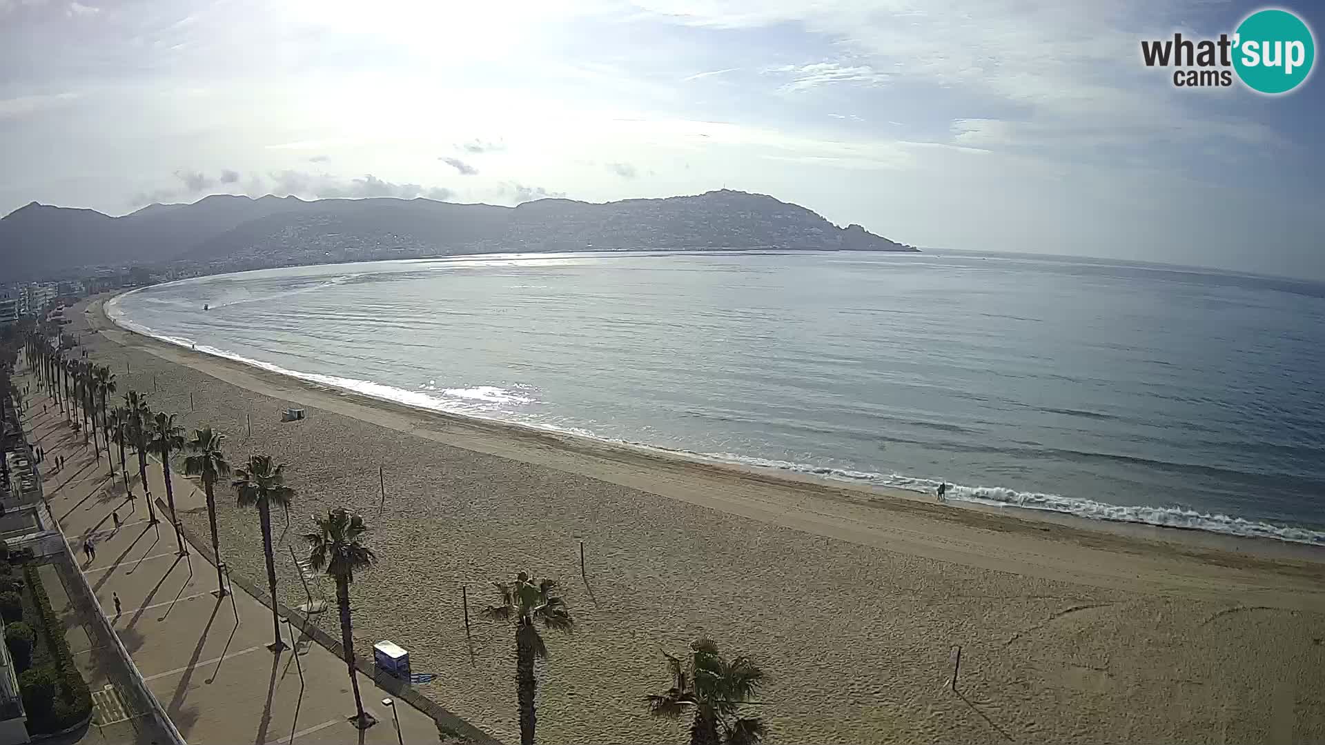 LIVEcam Roses plage Costa Brava – Hotel Montecarlo webcam Espagne