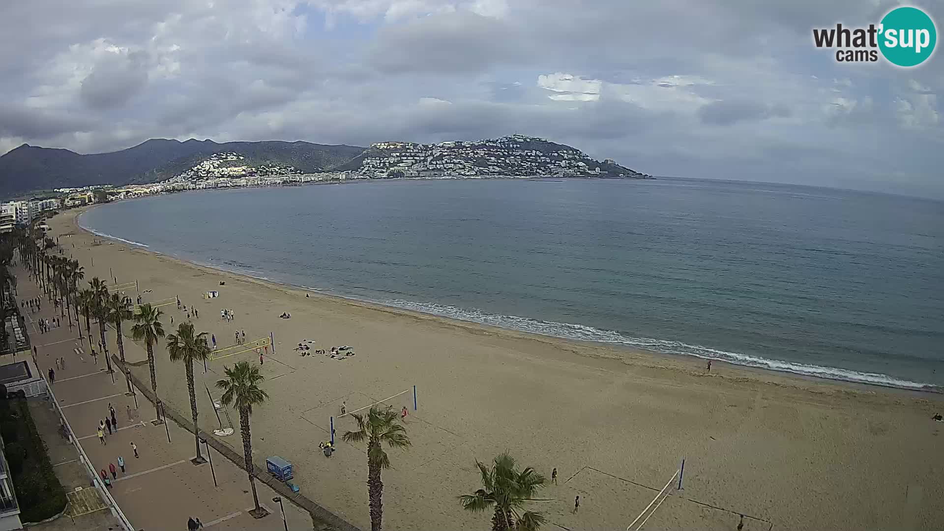 Webcam Costa Brava Roses Strand – Montecarlo Hotel livecam Spanien