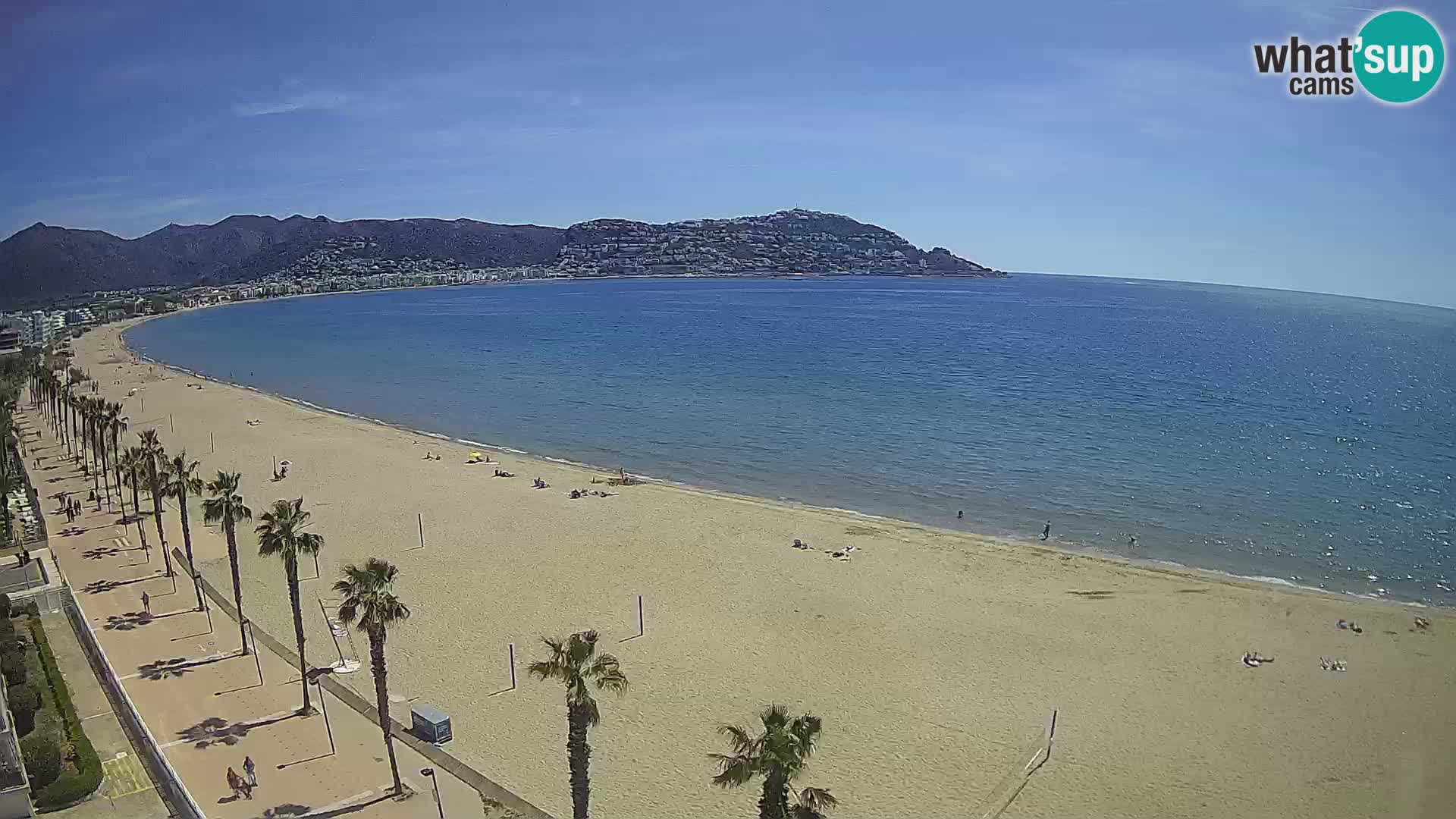 Live cam Roses  – Costa Brava spiaggia – Hotel MonteCarlo