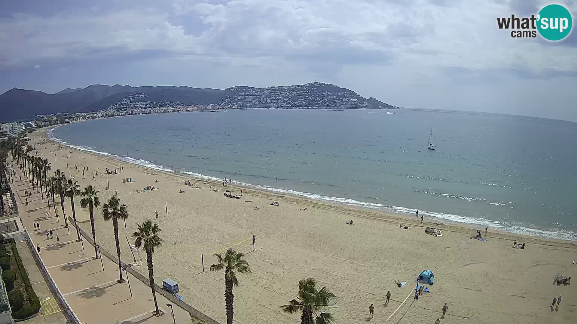Webcam Costa Brava Roses Strand – Montecarlo Hotel livecam Spanien