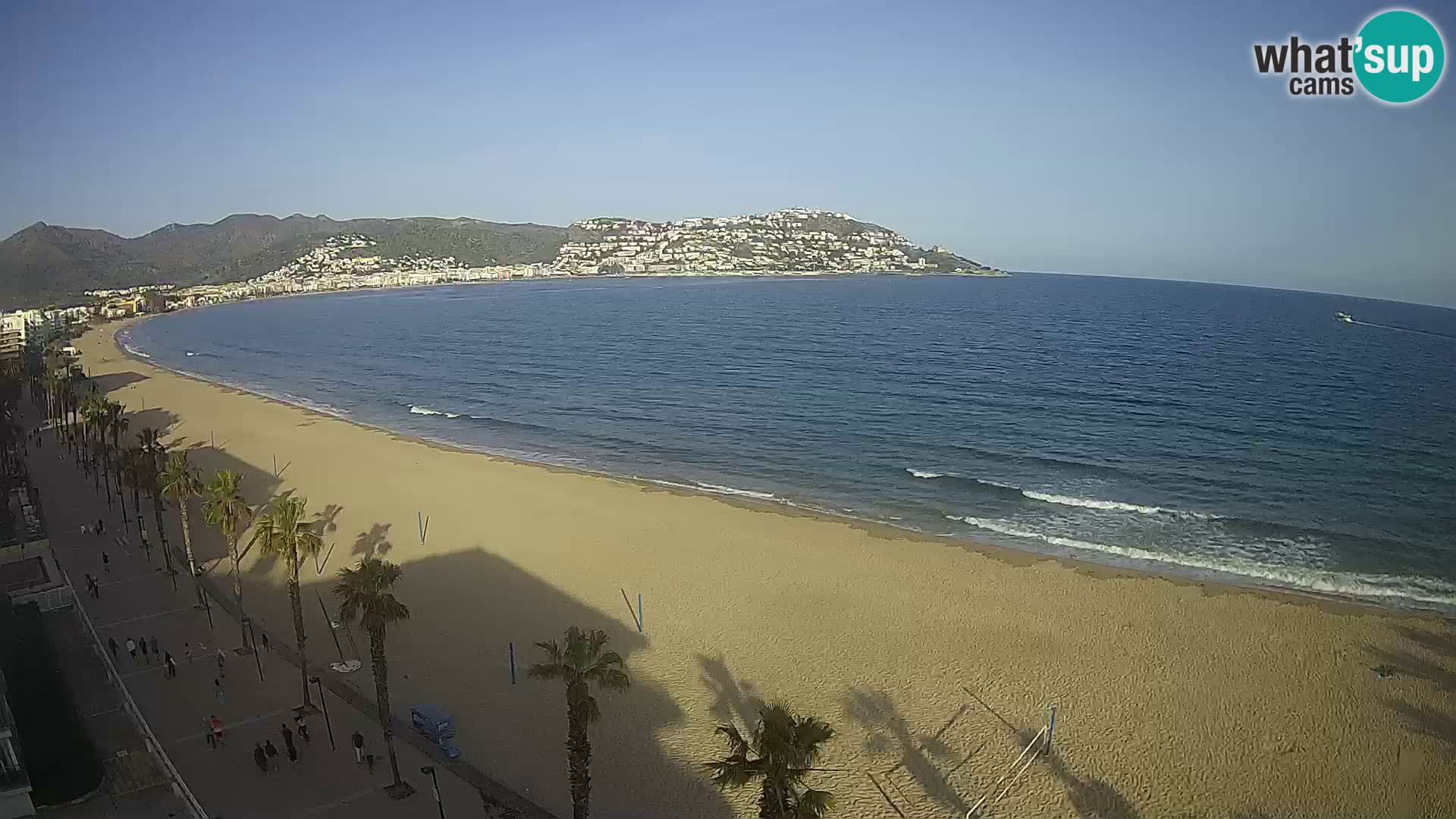 Live cam Roses  – Costa Brava spiaggia – Hotel MonteCarlo