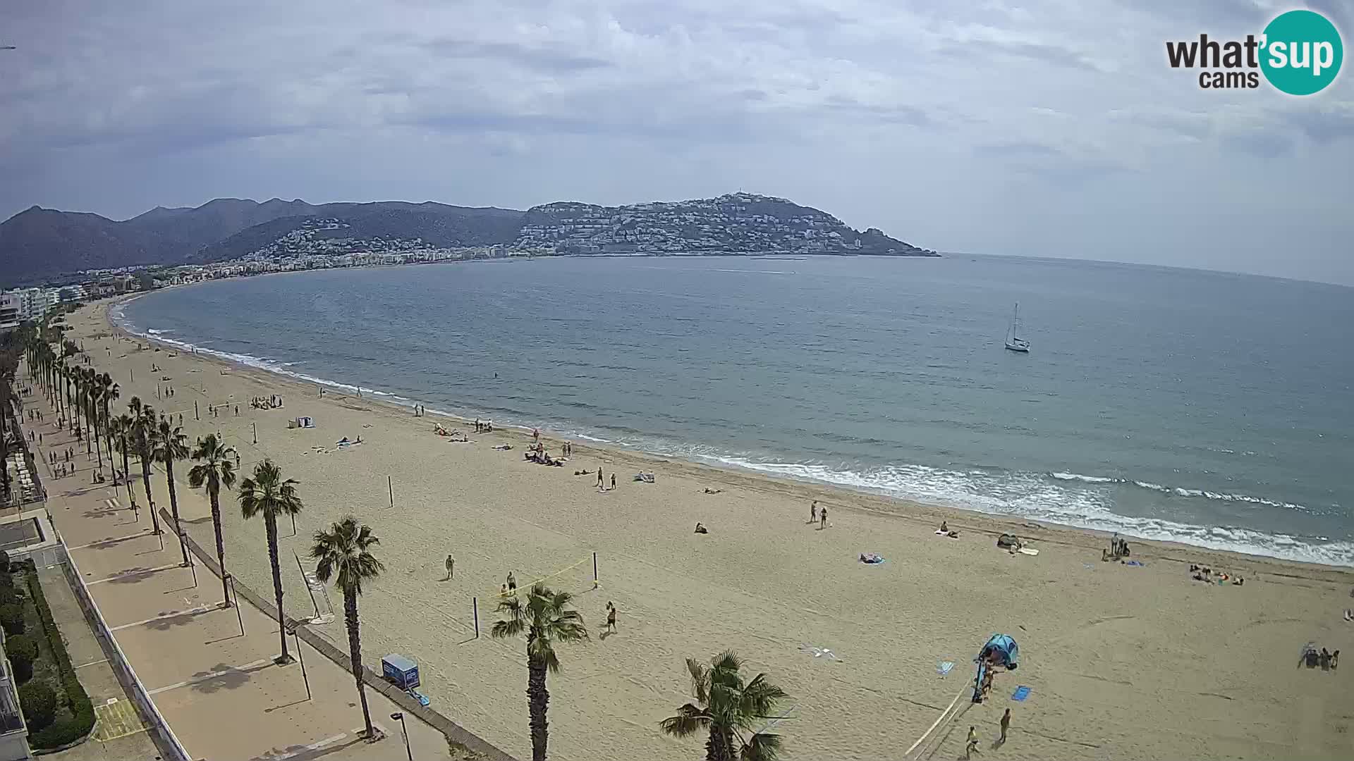 Live cam Roses  – Costa Brava spiaggia – Hotel MonteCarlo