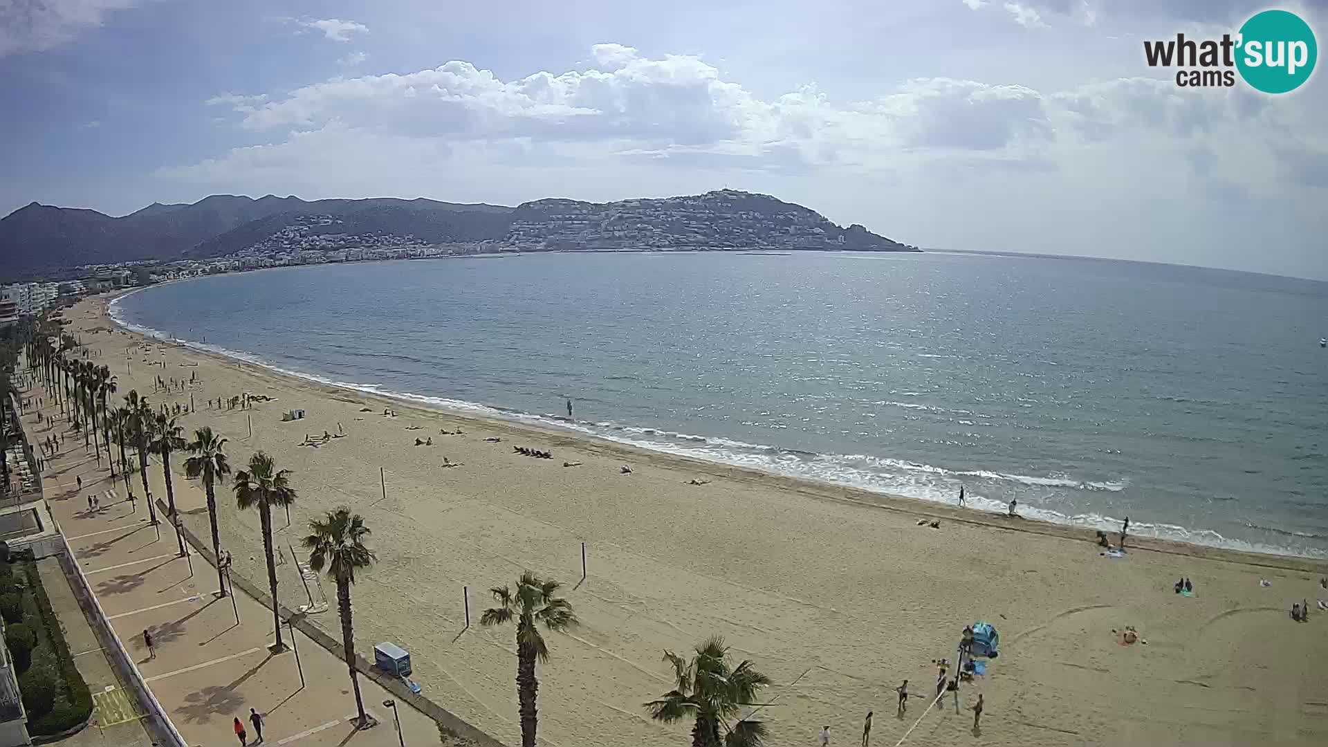 Webcam Costa Brava Roses Strand – Montecarlo Hotel livecam Spanien
