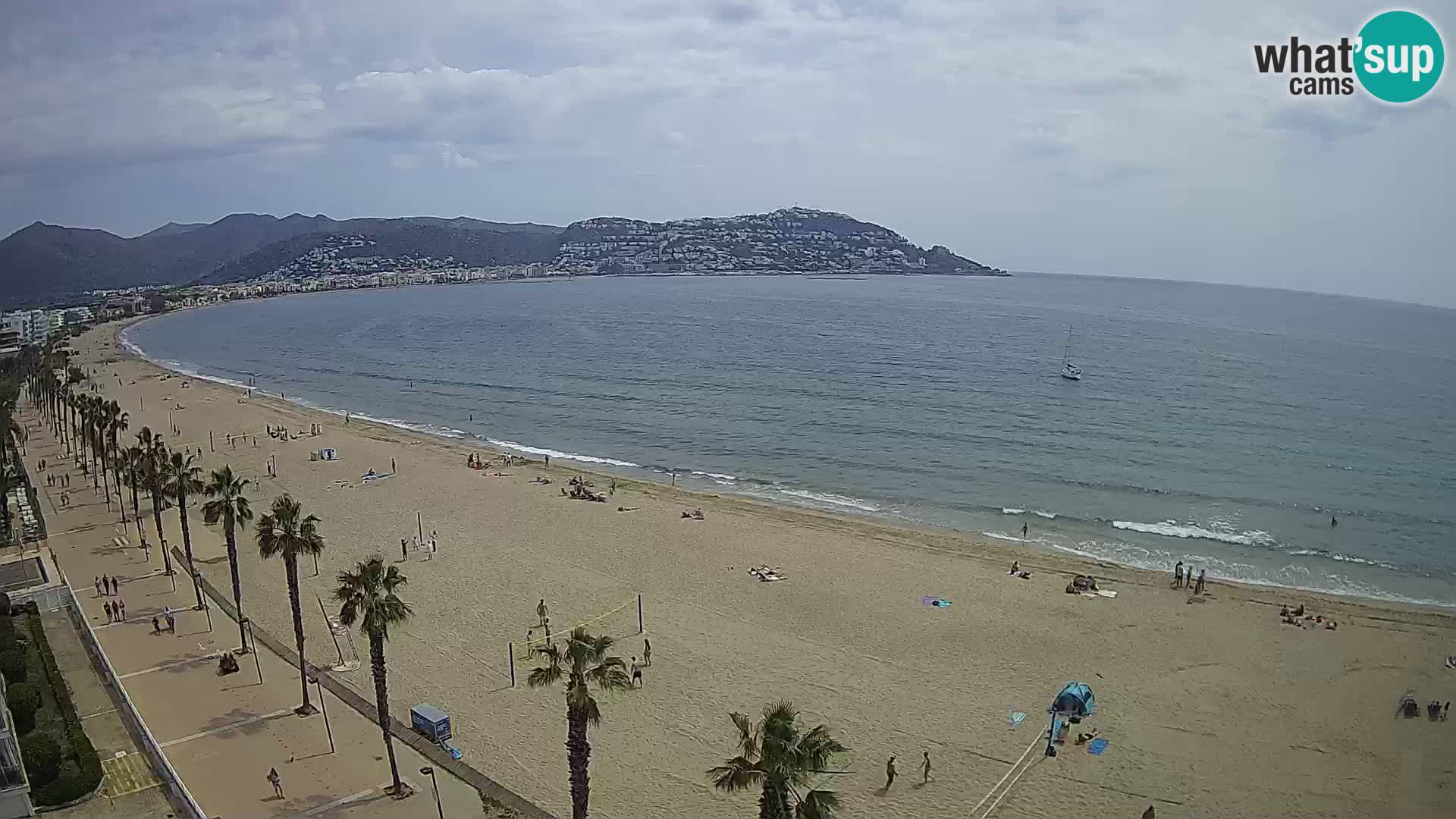 LIVEcam Roses plage Costa Brava – Hotel Montecarlo webcam Espagne